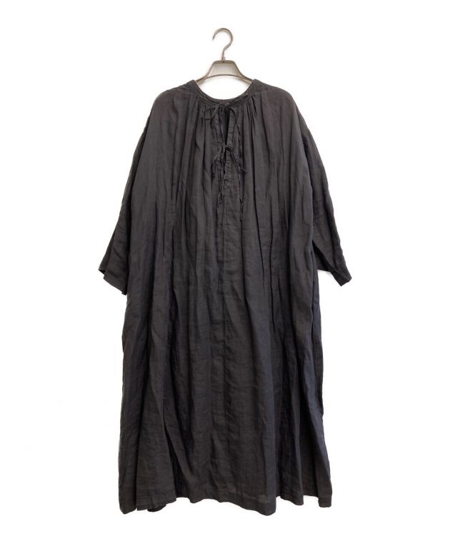 中古・古着通販】nest Robe (ネストローブ) ギャザーワンピース ネイビー サイズ:F｜ブランド・古着通販 トレファク公式【TREFAC  FASHION】スマホサイト