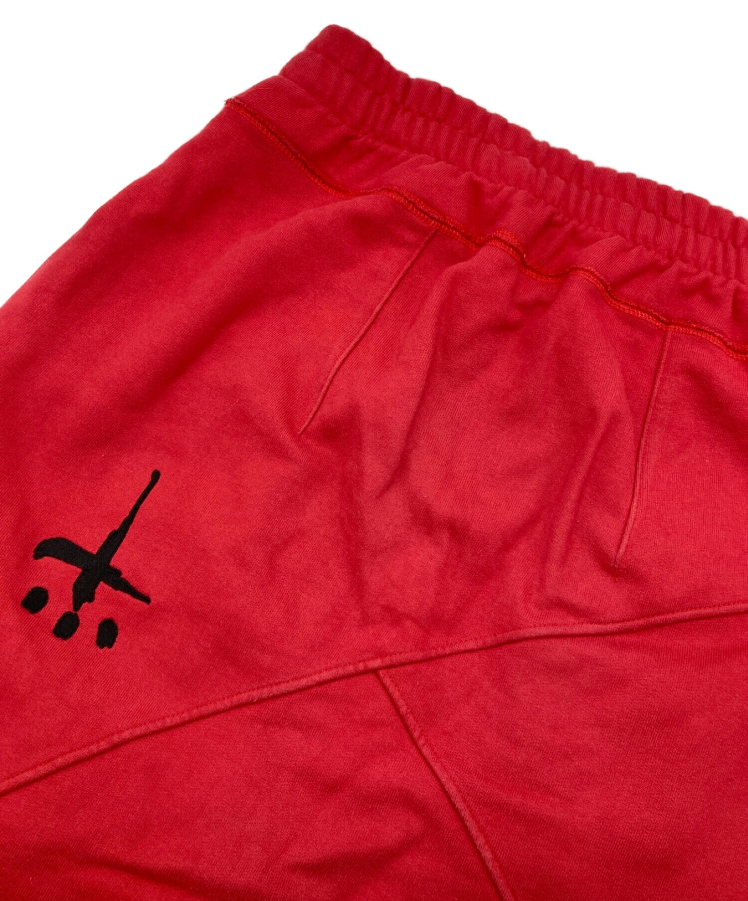 CVTVLIST (カタリスト) FLEECE ARCHED LOGO USUAL SWEAT PANTS レッド サイズ:SIZE 2