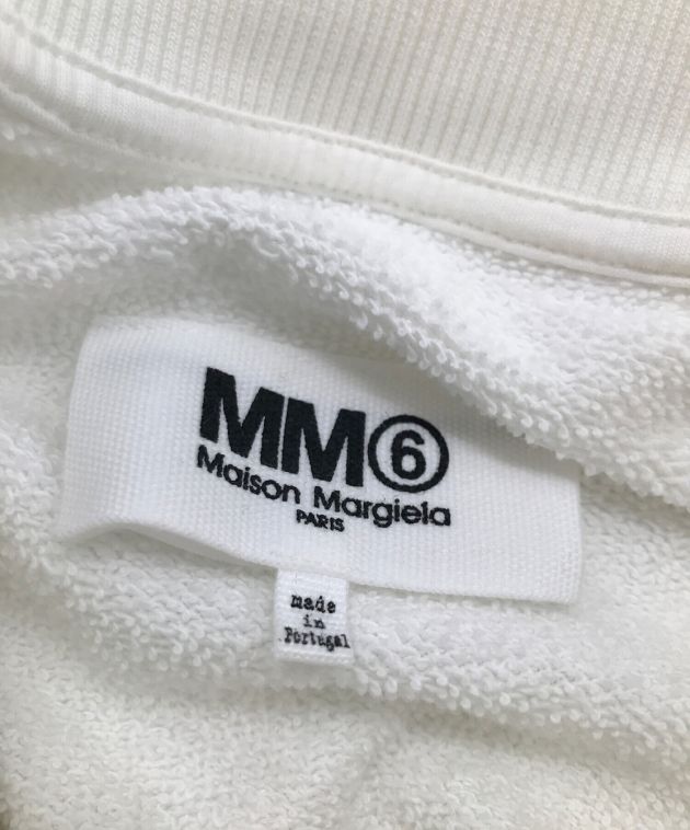 MM6 Maison Margiela (エムエムシックス メゾンマルジェラ) ノースリーブスウェット ホワイト サイズ:XS