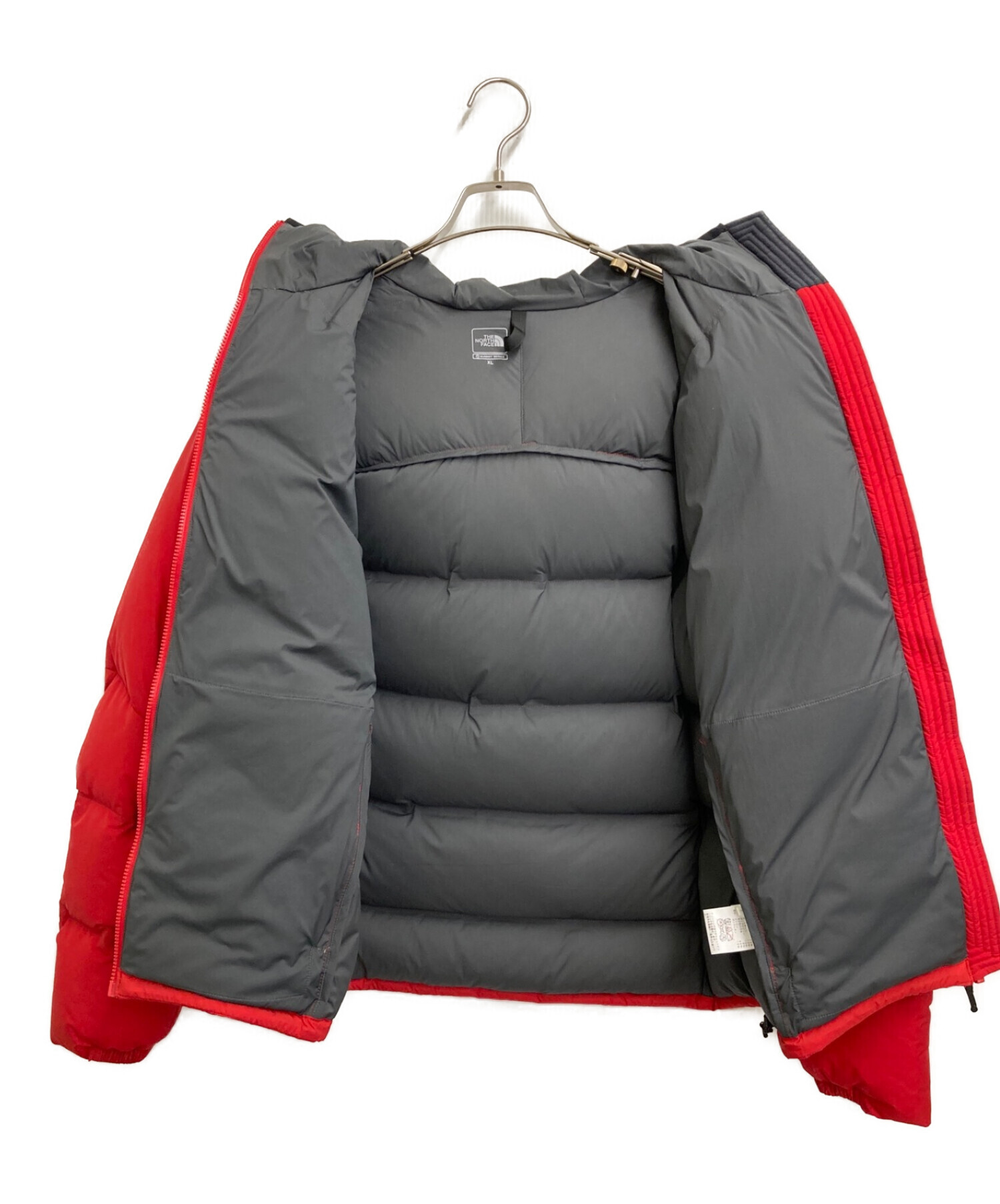 THE NORTH FACE (ザ ノース フェイス) ヒューズフォームアコンカグアフーディ レッド サイズ:XL