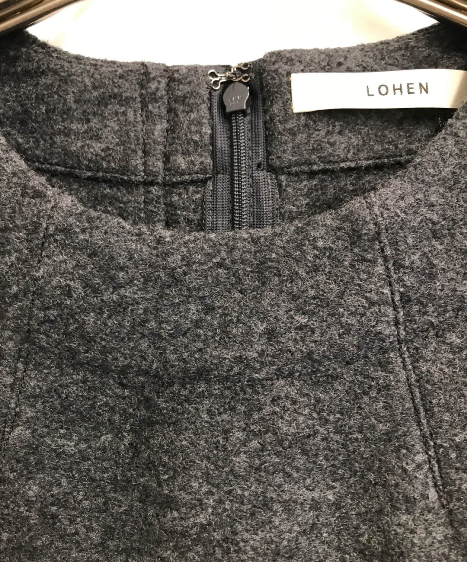 中古・古着通販】LOHEN (ローヘン) ウールリングジャージコクーンプル