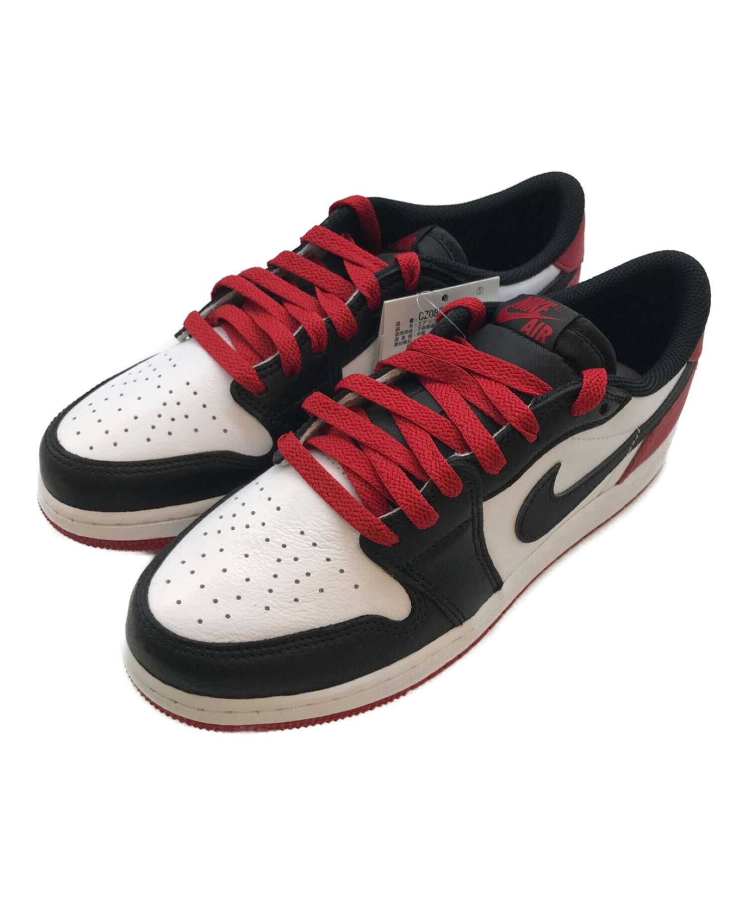 中古・古着通販】NIKE (ナイキ) ローカットスニーカー ホワイト×レッド