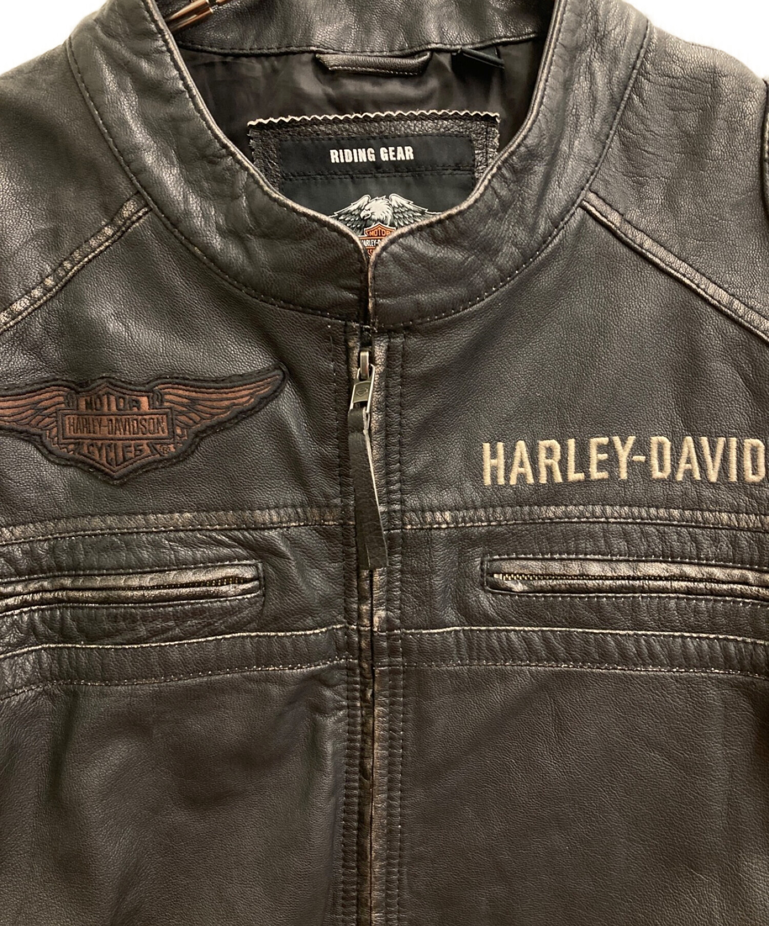 中古・古着通販】HARLEY-DAVIDSON (ハーレーダビッドソン) レザー