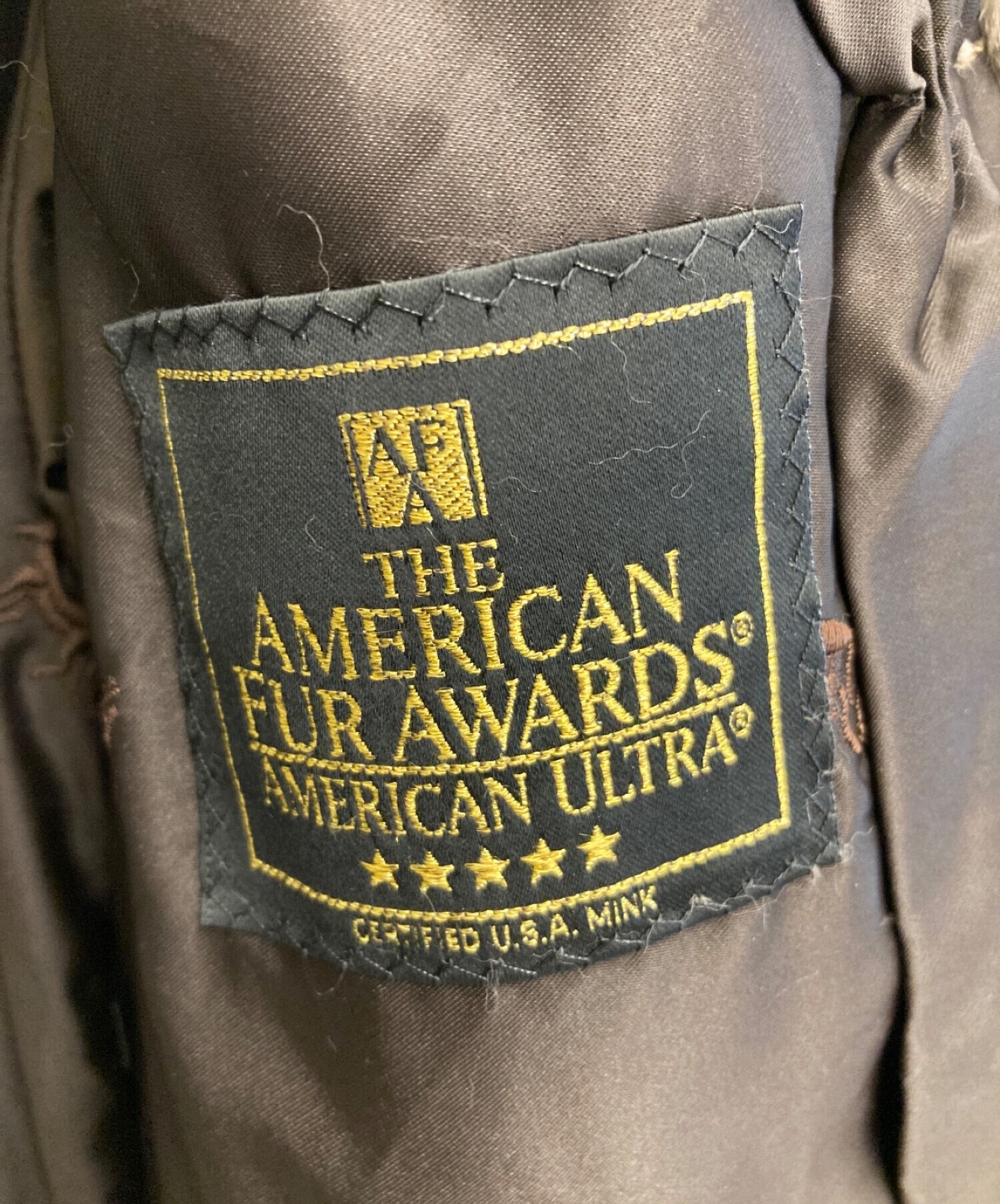 THE AMERICAN FUR AWARDS (ザ アメリカン フォー アワーズ) ミンクファーコート ブラウン サイズ:-
