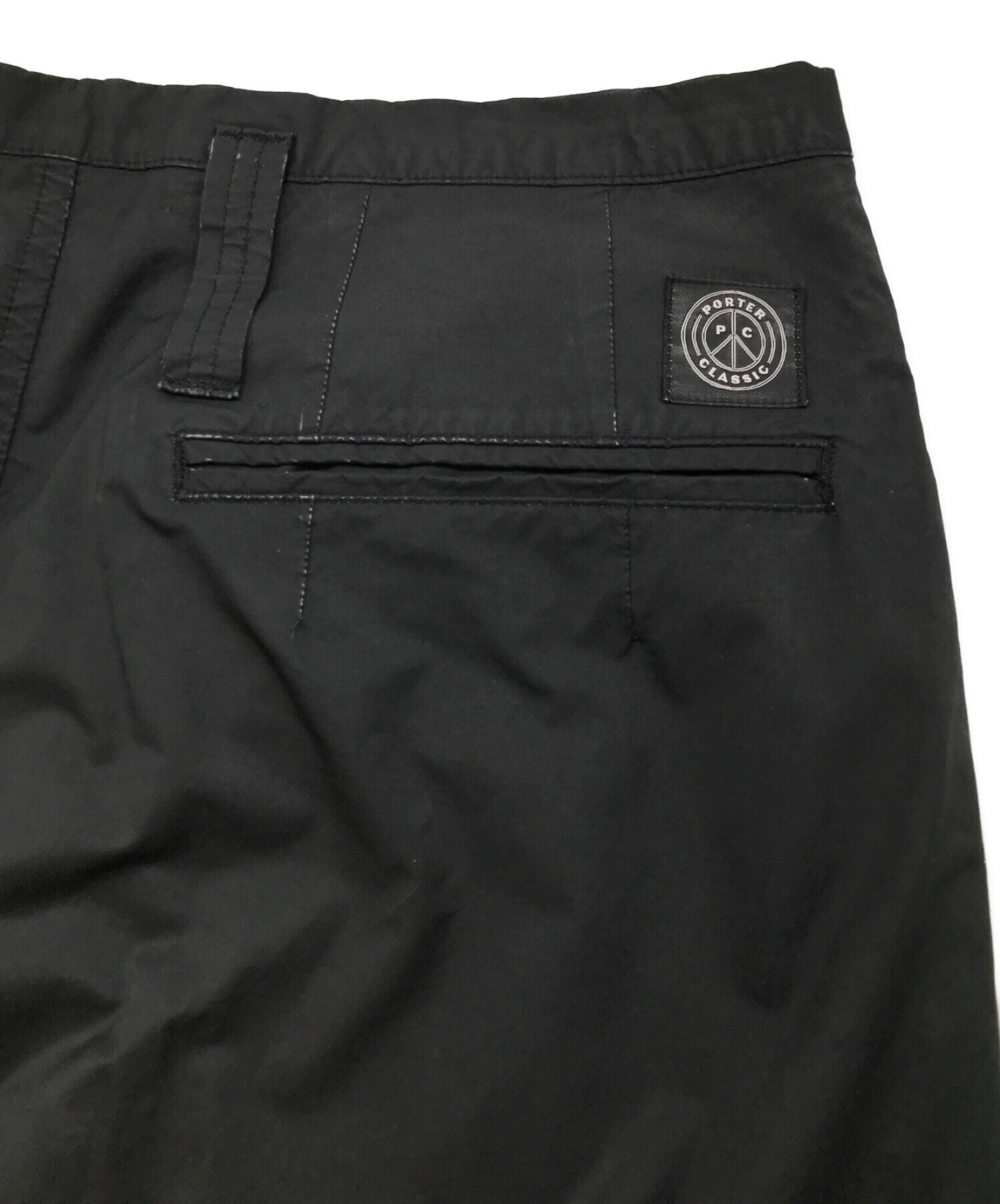 中古・古着通販】Porter Classic (ポータークラシック) WEATHER JAZZ PANTS ブラック サイズ:L｜ブランド・古着通販  トレファク公式【TREFAC FASHION】スマホサイト