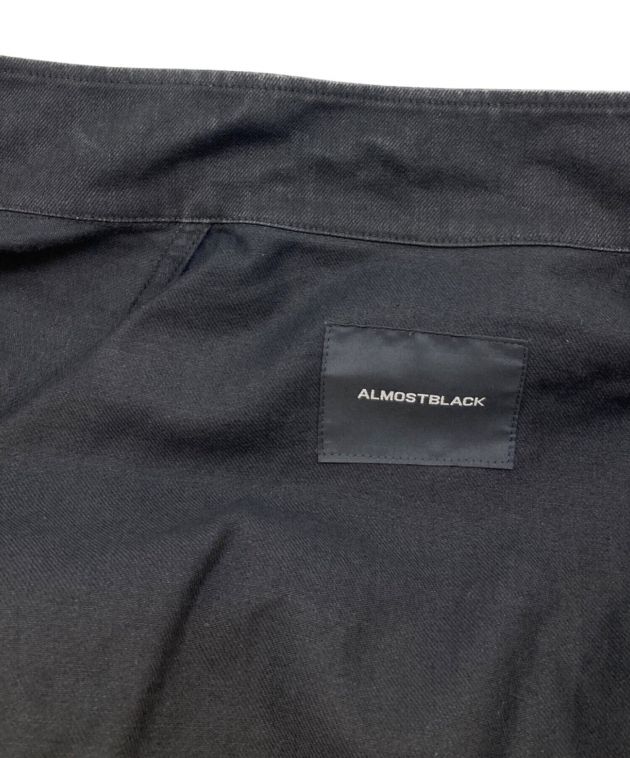 中古・古着通販】ALMOSTBLACK (オールモストブラック) WVN DENIM MLTRY