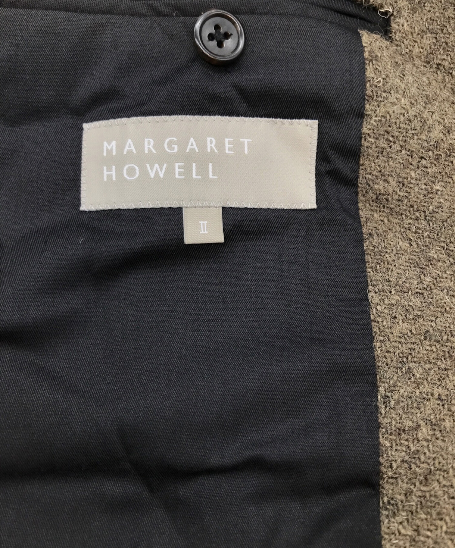 中古・古着通販】MARGARET HOWELL (マーガレットハウエル) Harris Tweed (ハリスツイード) ツイードテ-ラードジャケット  ブラウン サイズ:SIZE 2｜ブランド・古着通販 トレファク公式【TREFAC FASHION】スマホサイト