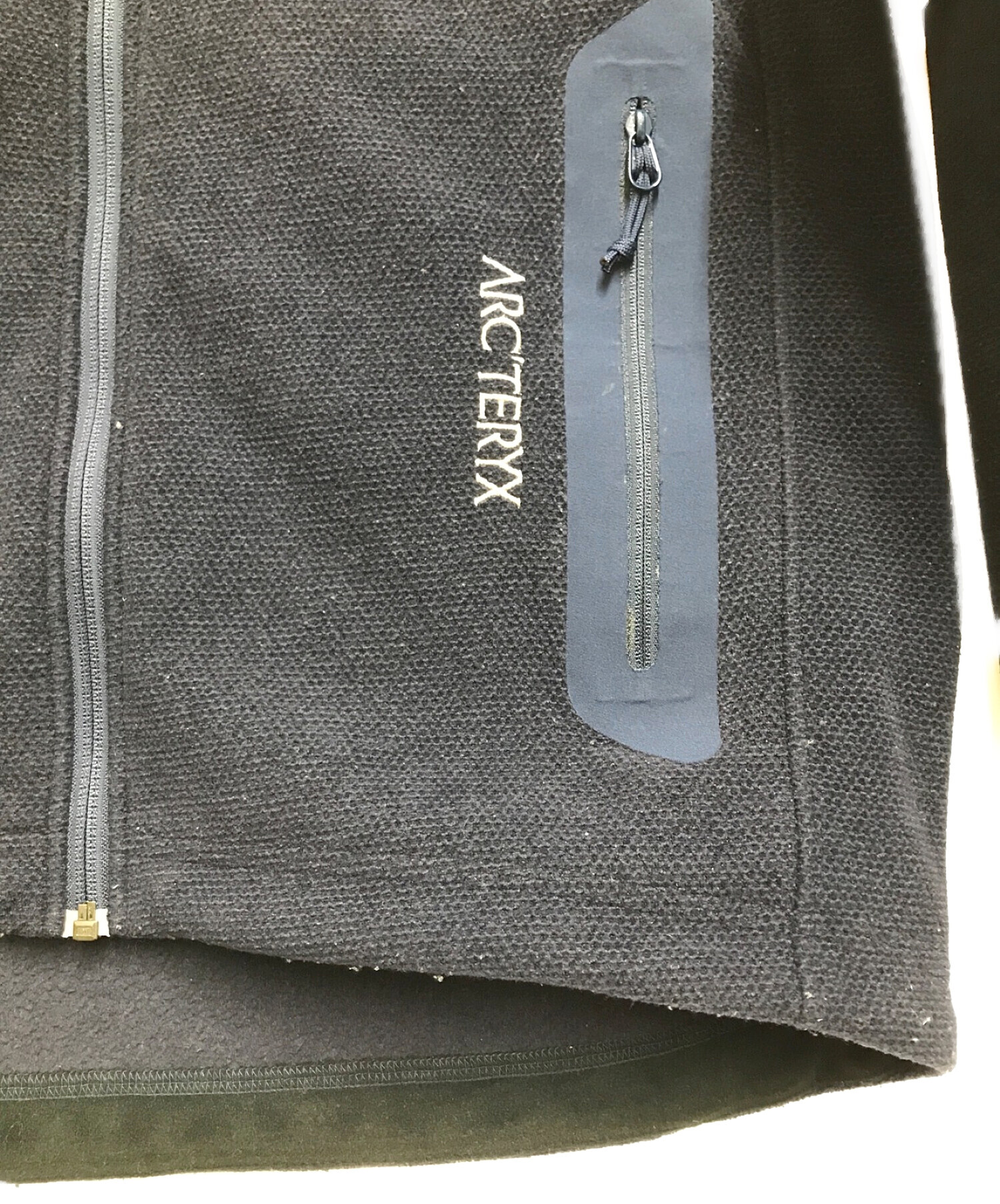 ARC'TERYX (アークテリクス) オールドPOLARTECジップパーカー ネイビー サイズ:M