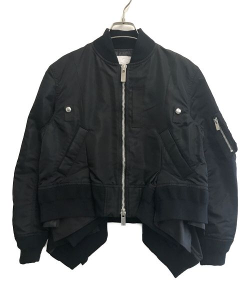 中古・古着通販】sacai (サカイ) ナイロン ツイル ブルゾン ブラック