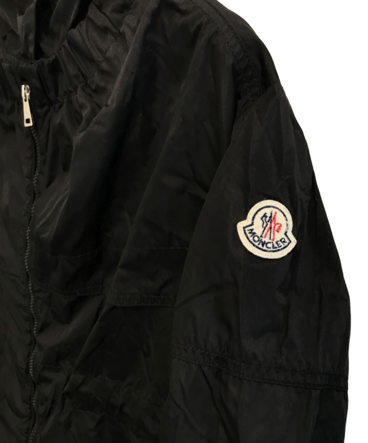 中古・古着通販】MONCLER (モンクレール) ナイロンジャケット ブラック ...