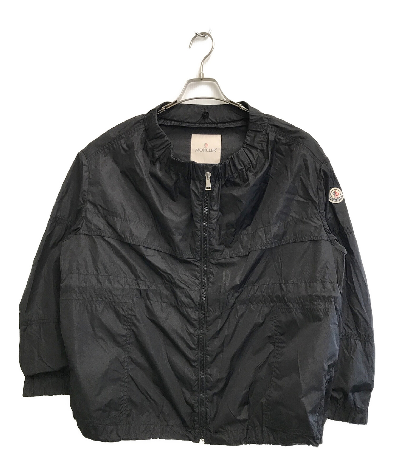 中古・古着通販】MONCLER (モンクレール) ナイロンジャケット ブラック 