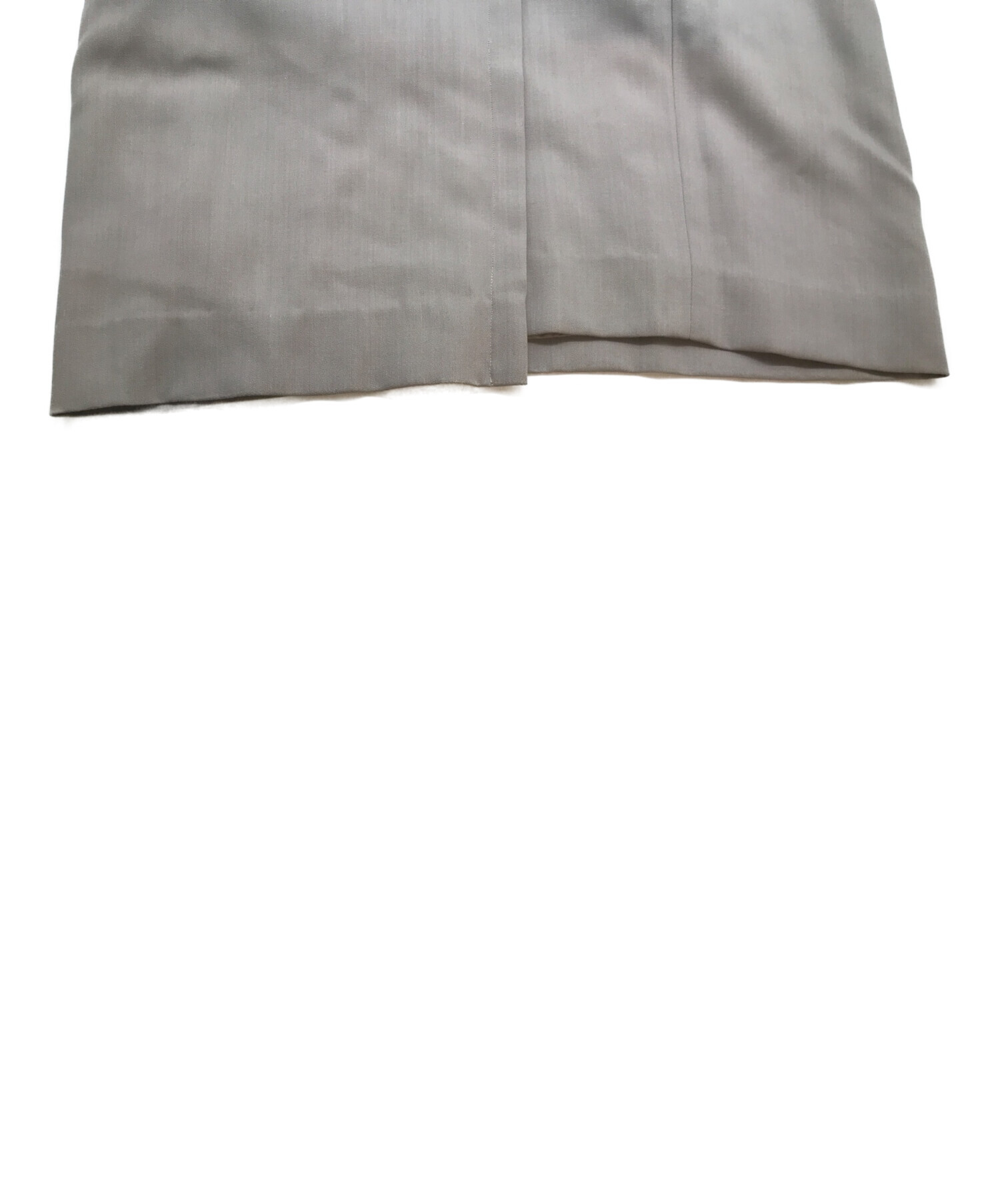 JURGEN LEHL (ヨーガンレール) ウールシルクラップスカート グレー サイズ:SIZE M