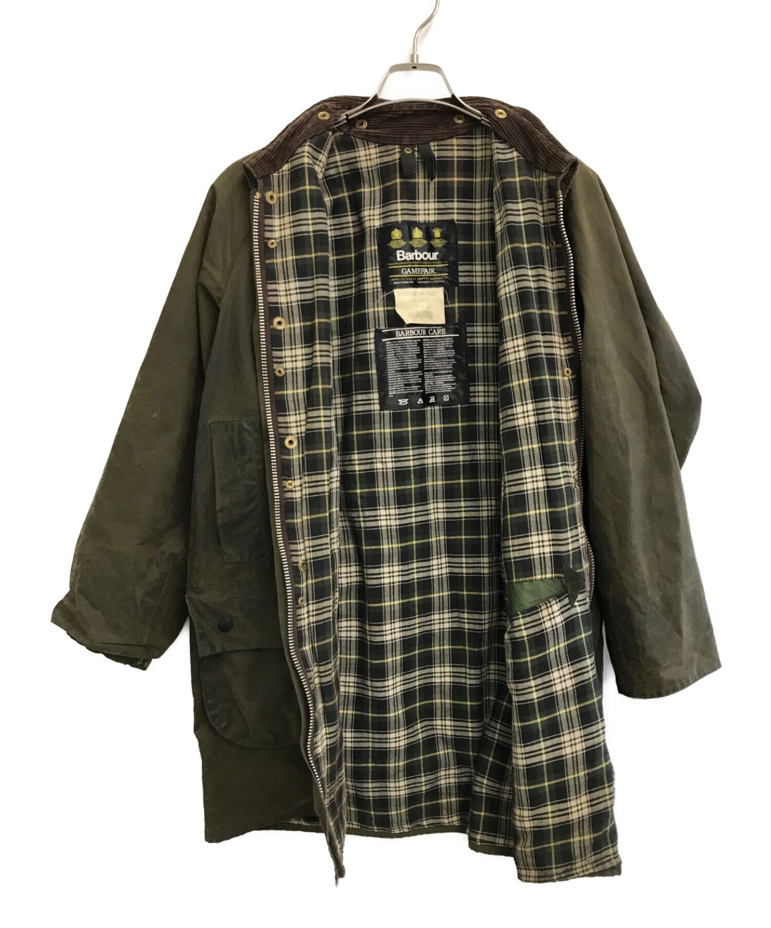 Barbour (バブアー) 90年代 ゲームフェア ジャケット オリーブ サイズ:SIZE 40