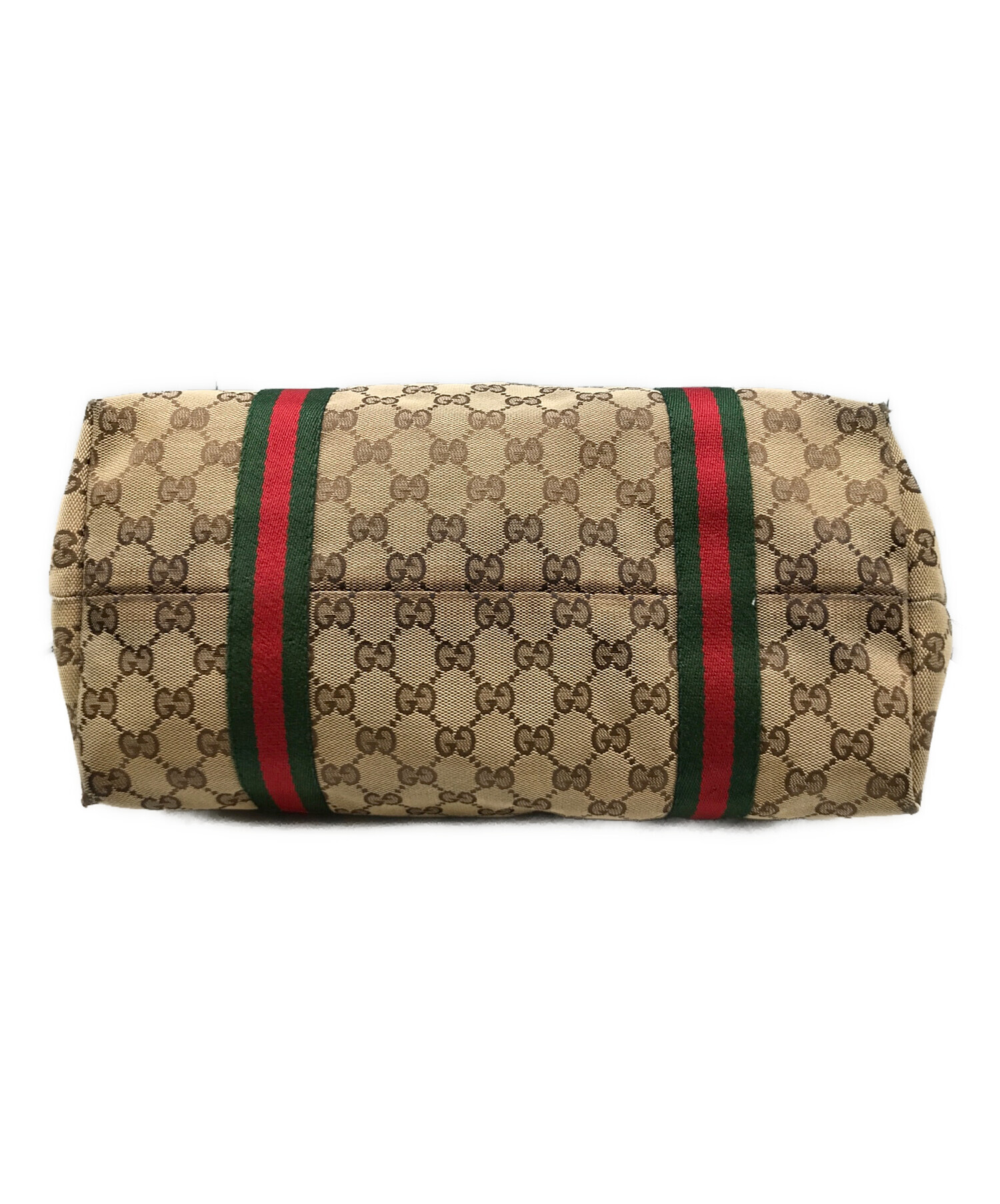 GUCCI (グッチ) GGキャンバストートバッグ ベージュ サイズ:-