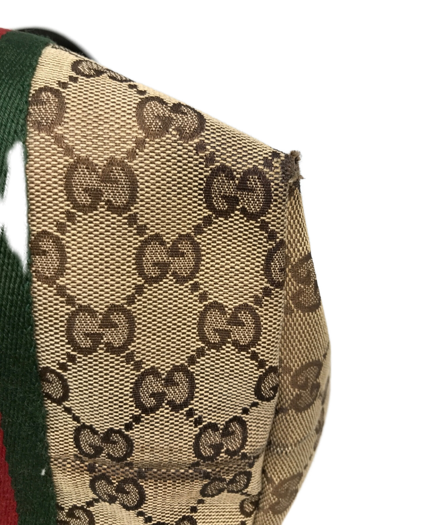 中古・古着通販】GUCCI (グッチ) GGキャンバストートバッグ ベージュ