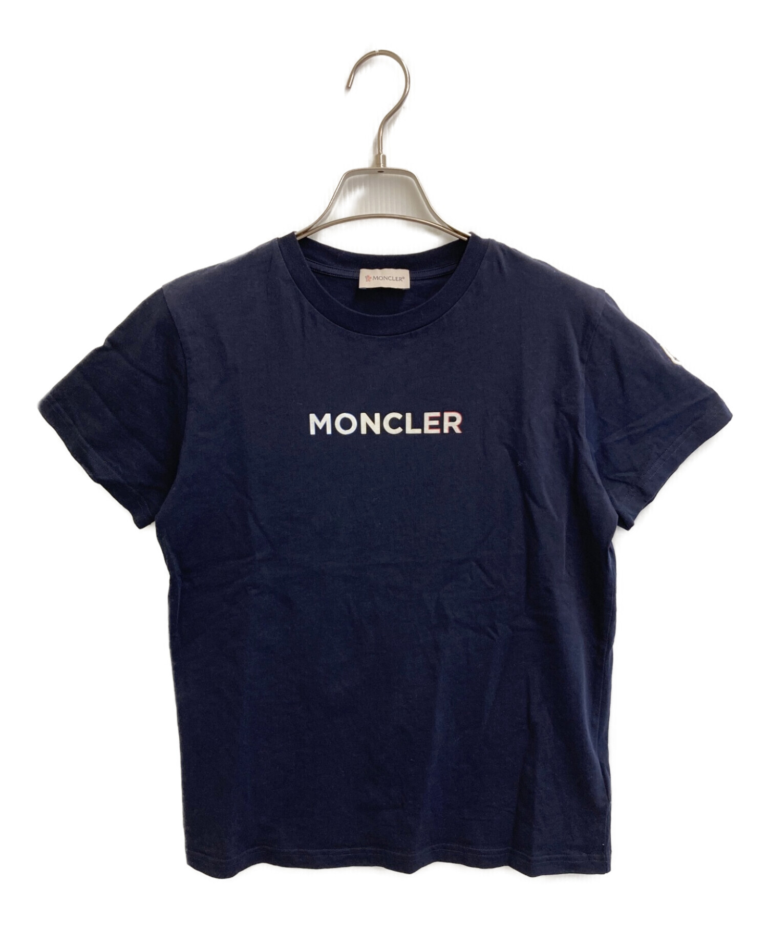中古・古着通販】MONCLER (モンクレール) ロゴプリントTシャツ 