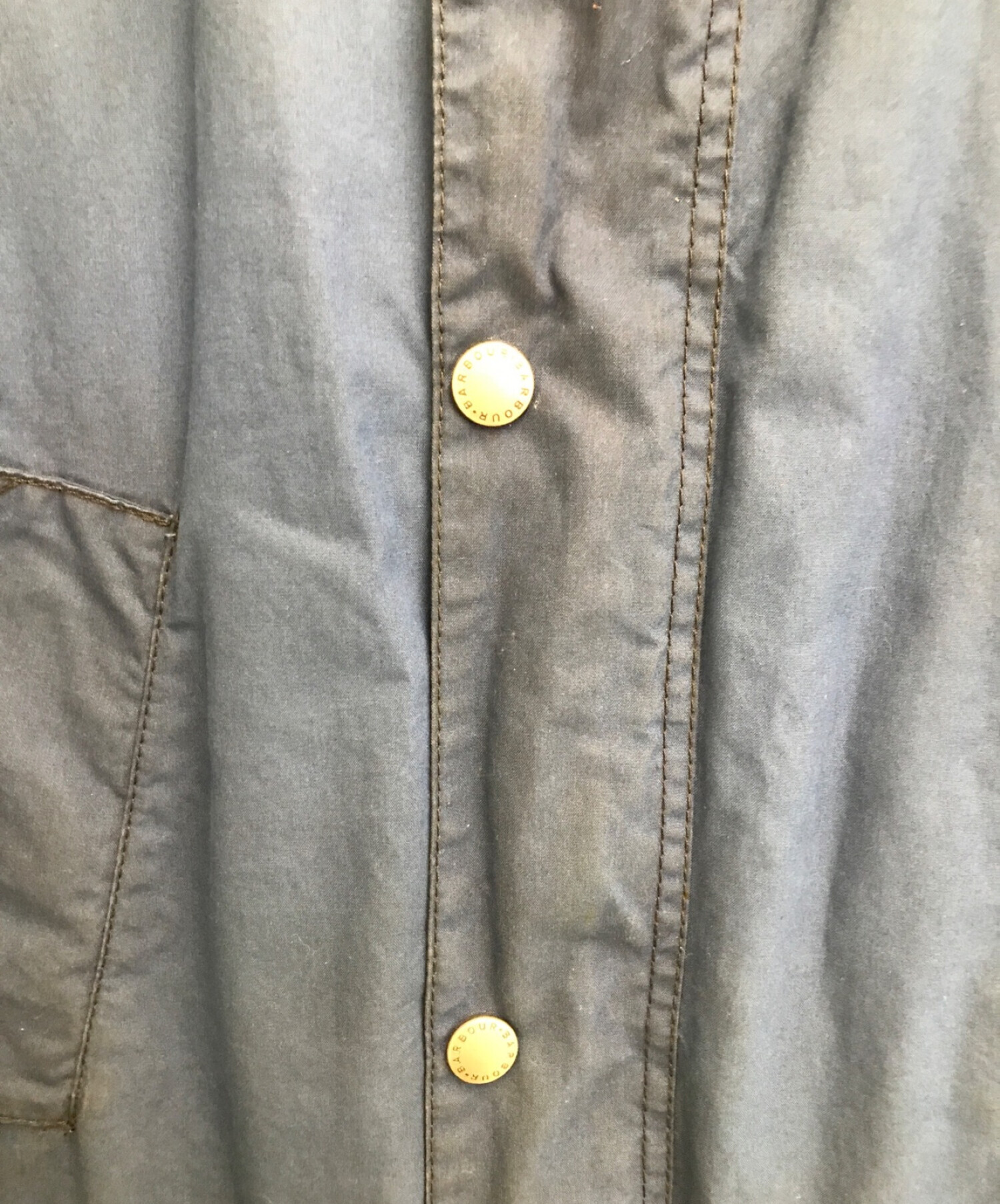 Barbour (バブアー) TOMORROWLAND (トゥモローランド) 別注ウォッシュドビデイルSL ネイビー サイズ:SIZE 40