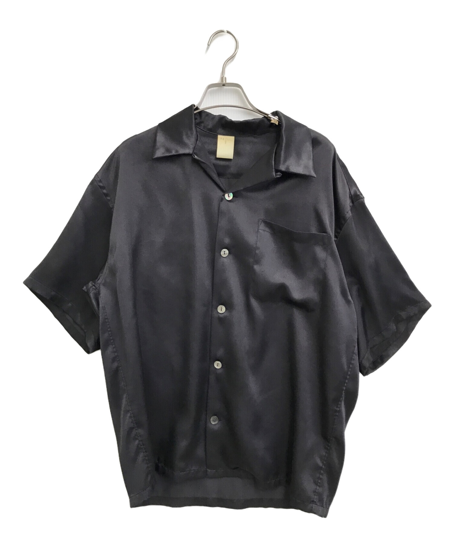 N.HOOLYWOOD (エヌ ハリウッド) マリリンモンローオープンカラーシャツ ブラック サイズ:SIZE 38