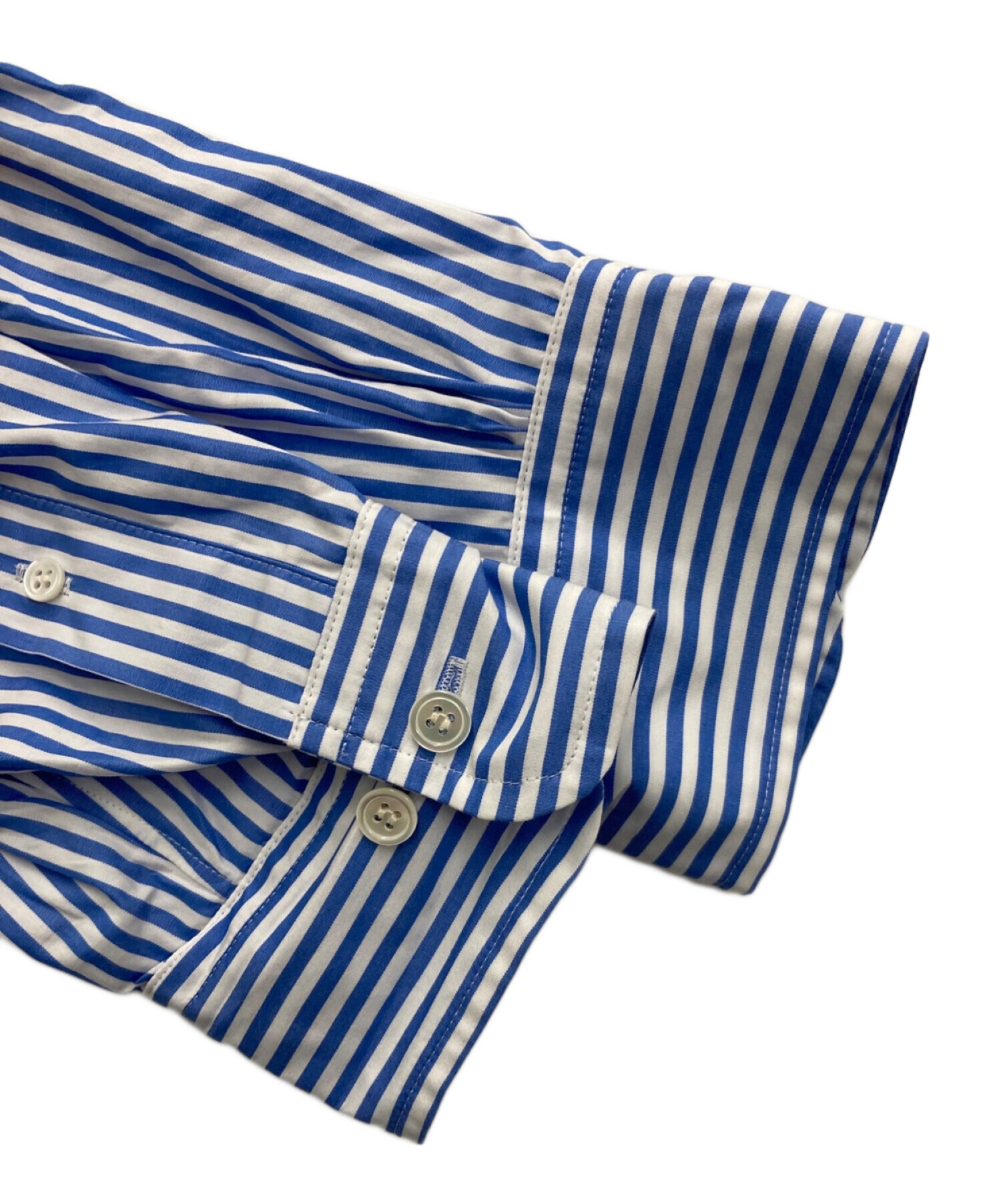 中古・古着通販】Ron Herman (ロンハーマン) Too Big Stripe Shirt ブルー×ホワイト サイズ:-｜ブランド・古着通販  トレファク公式【TREFAC FASHION】スマホサイト