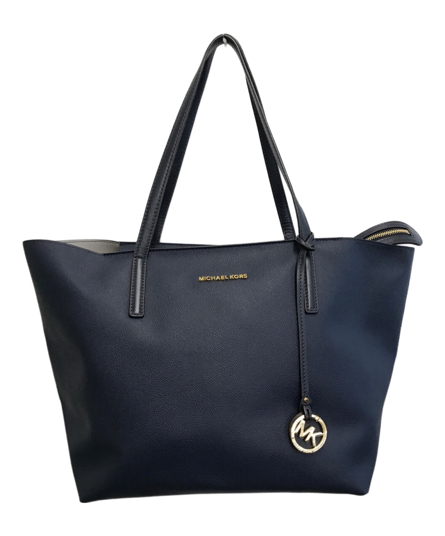 中古・古着通販】MICHAEL KORS (マイケルコース) シャーロットレザーラージトート ネイビー サイズ:-｜ブランド・古着通販  トレファク公式【TREFAC FASHION】スマホサイト