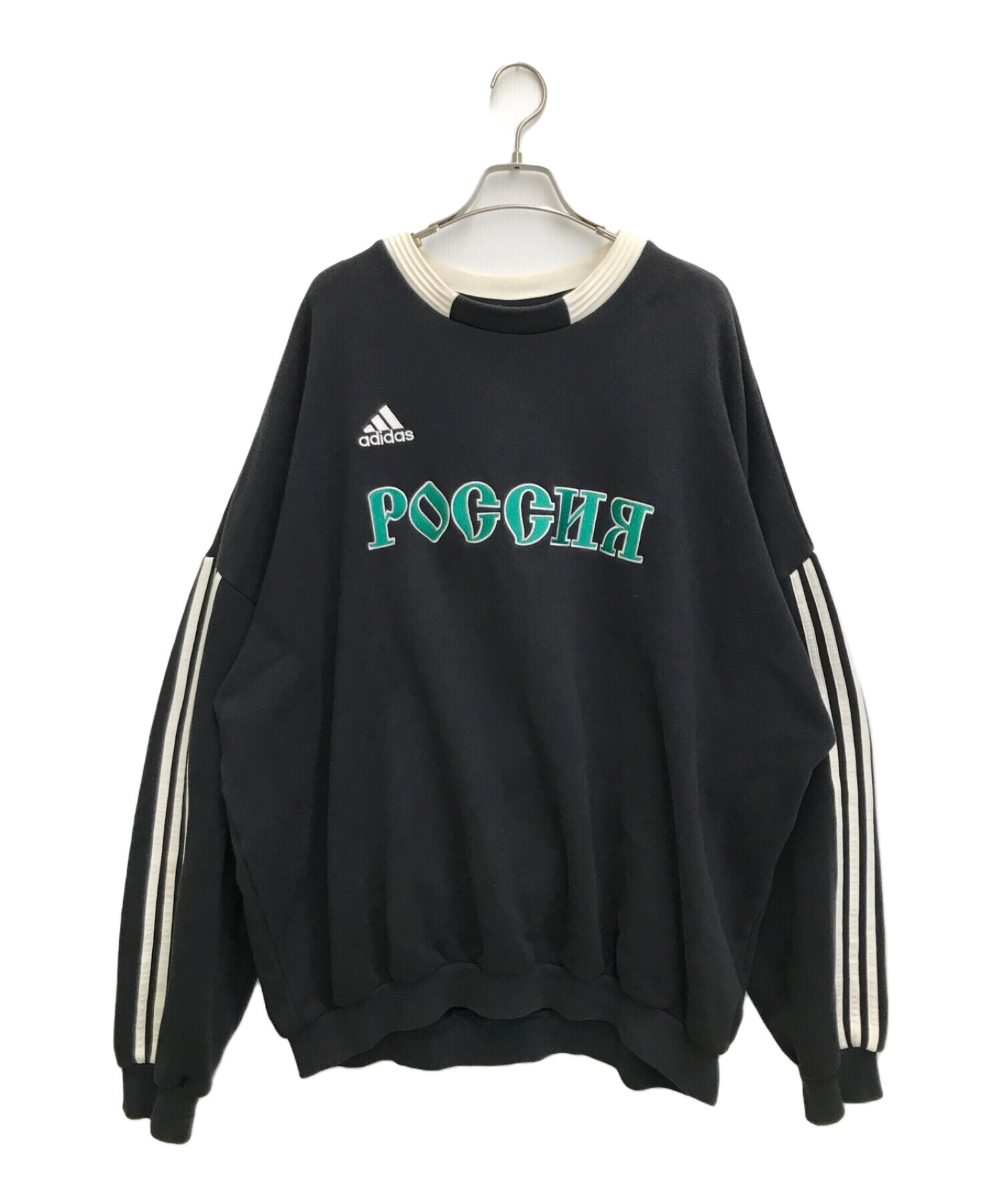 adidas (アディダス) Gosha Rubchinskiy (ゴーシャラブチンスキー) SWEAT TOP ブラック サイズ:4XO