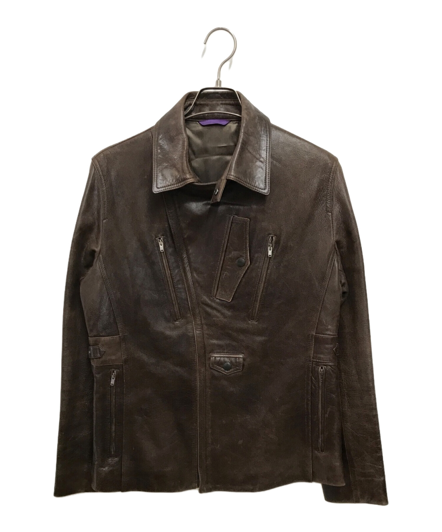 中古・古着通販】Paul Smith COLLECTION (ポールスミス コレクション) レザージャケット ブラウン サイズ:SIZE  L｜ブランド・古着通販 トレファク公式【TREFAC FASHION】スマホサイト