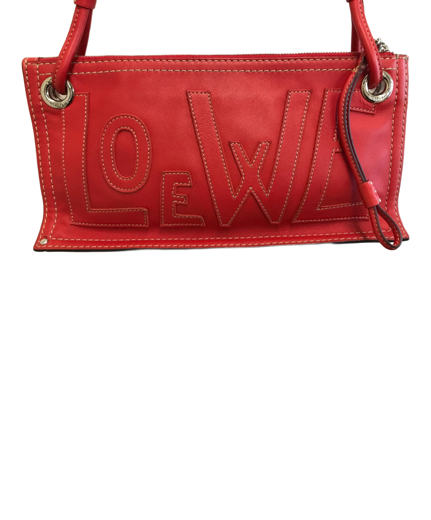 中古・古着通販】LOEWE (ロエベ) レザーミニバッグ レッド サイズ:-｜ブランド・古着通販 トレファク公式【TREFAC  FASHION】スマホサイト