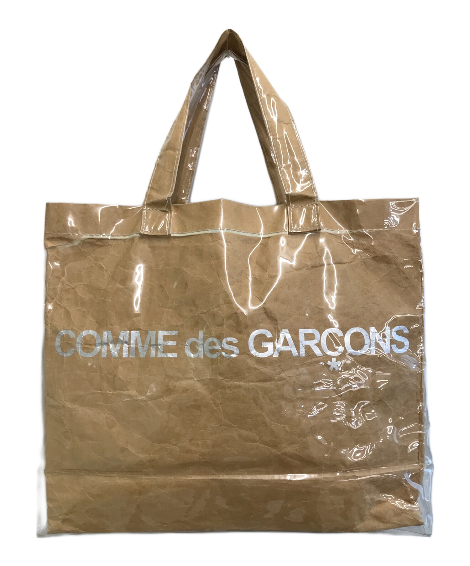 COMME des GARCONS (コムデギャルソン) トートバッグ ベージュ サイズ:-