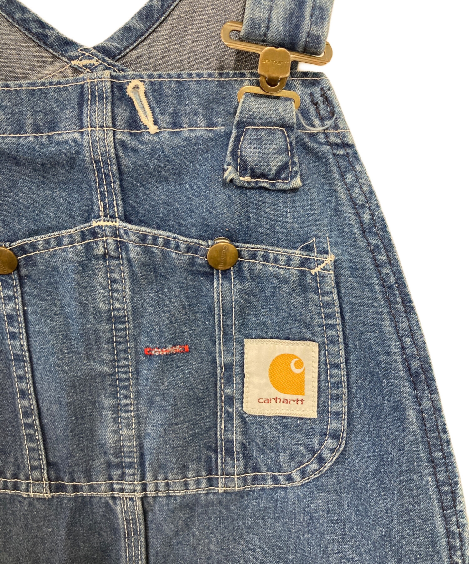 中古・古着通販】CarHartt (カーハート) オーバーオール インディゴ サイズ:-｜ブランド・古着通販 トレファク公式【TREFAC  FASHION】スマホサイト