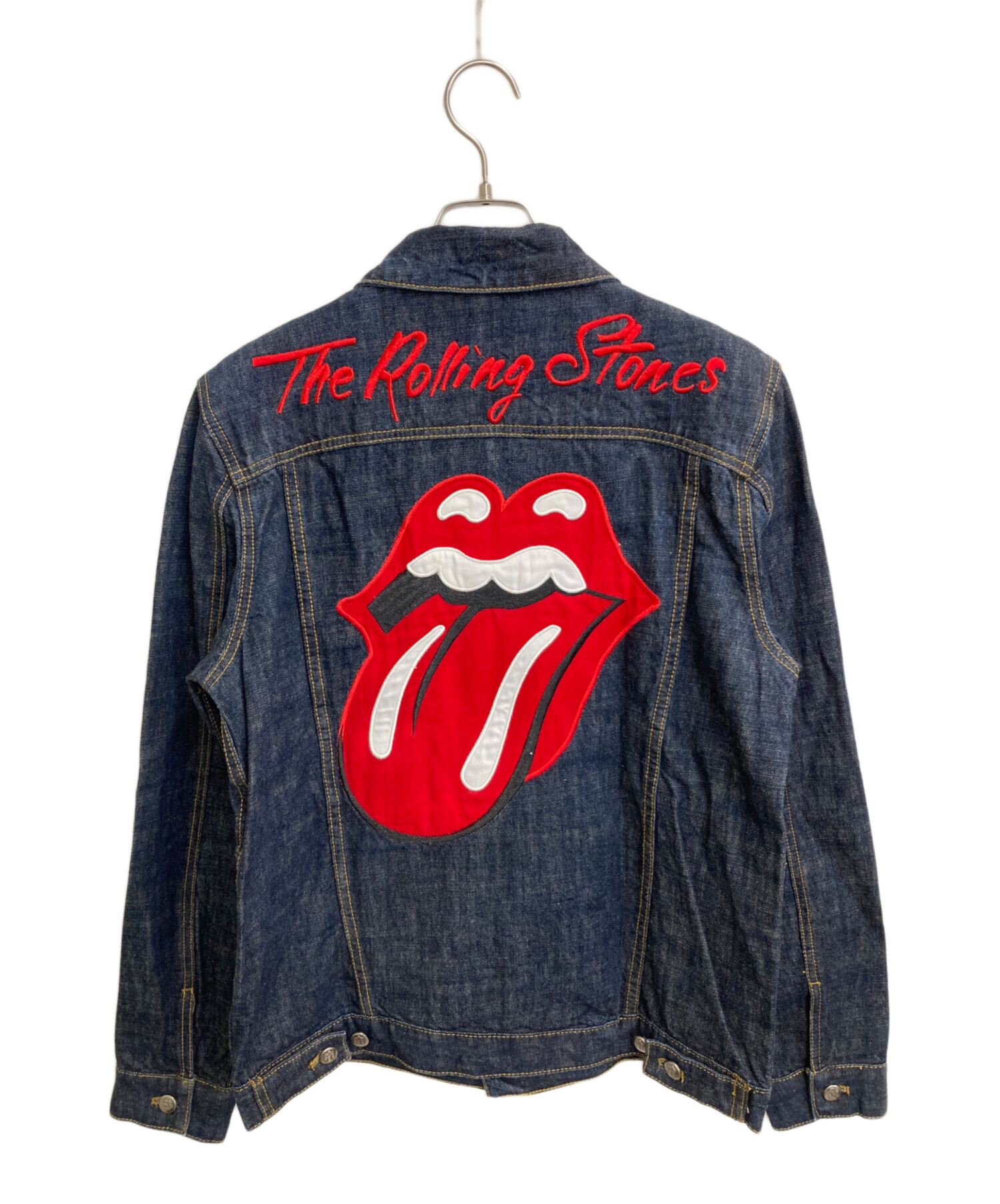 中古・古着通販】THE ROLLING STONES (ザ ローリングストーンズ) バックワッペンデニムジャケット インディゴ  サイズ:M｜ブランド・古着通販 トレファク公式【TREFAC FASHION】スマホサイト