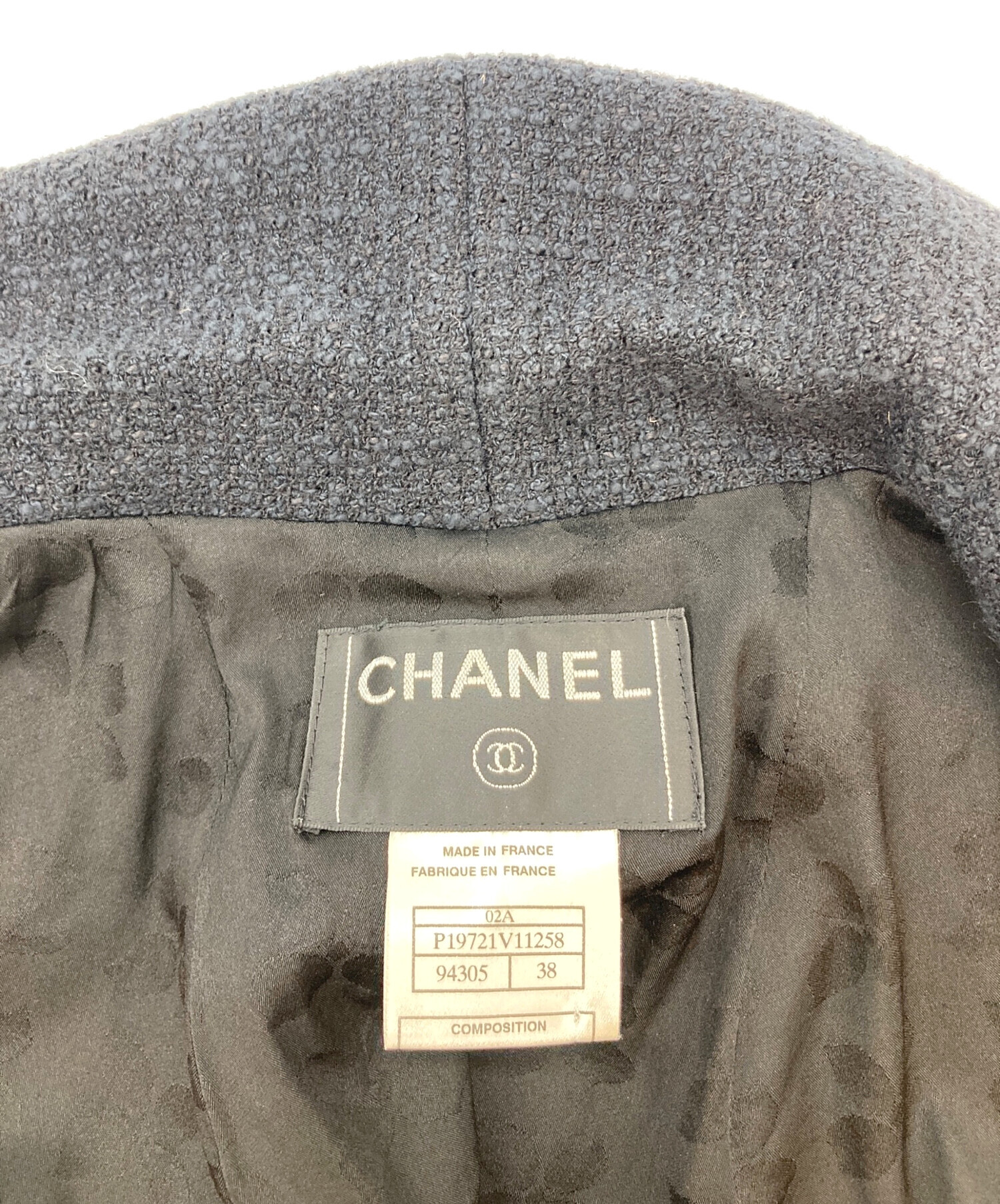 CHANEL (シャネル) ジャケット ネイビー サイズ:38