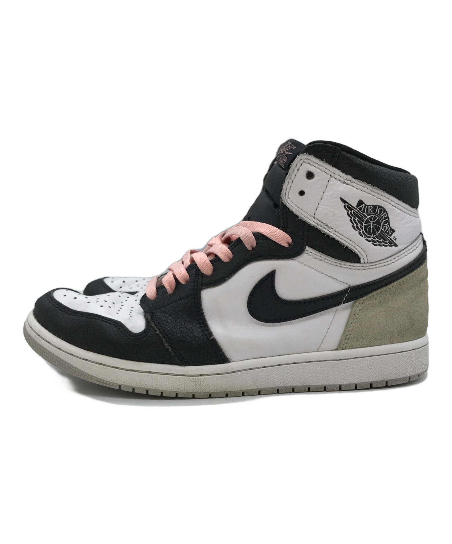 中古・古着通販】NIKE (ナイキ) AirJordan1 High OG”Bleached Coral” ブラック×ホワイト  サイズ:28cm｜ブランド・古着通販 トレファク公式【TREFAC FASHION】スマホサイト