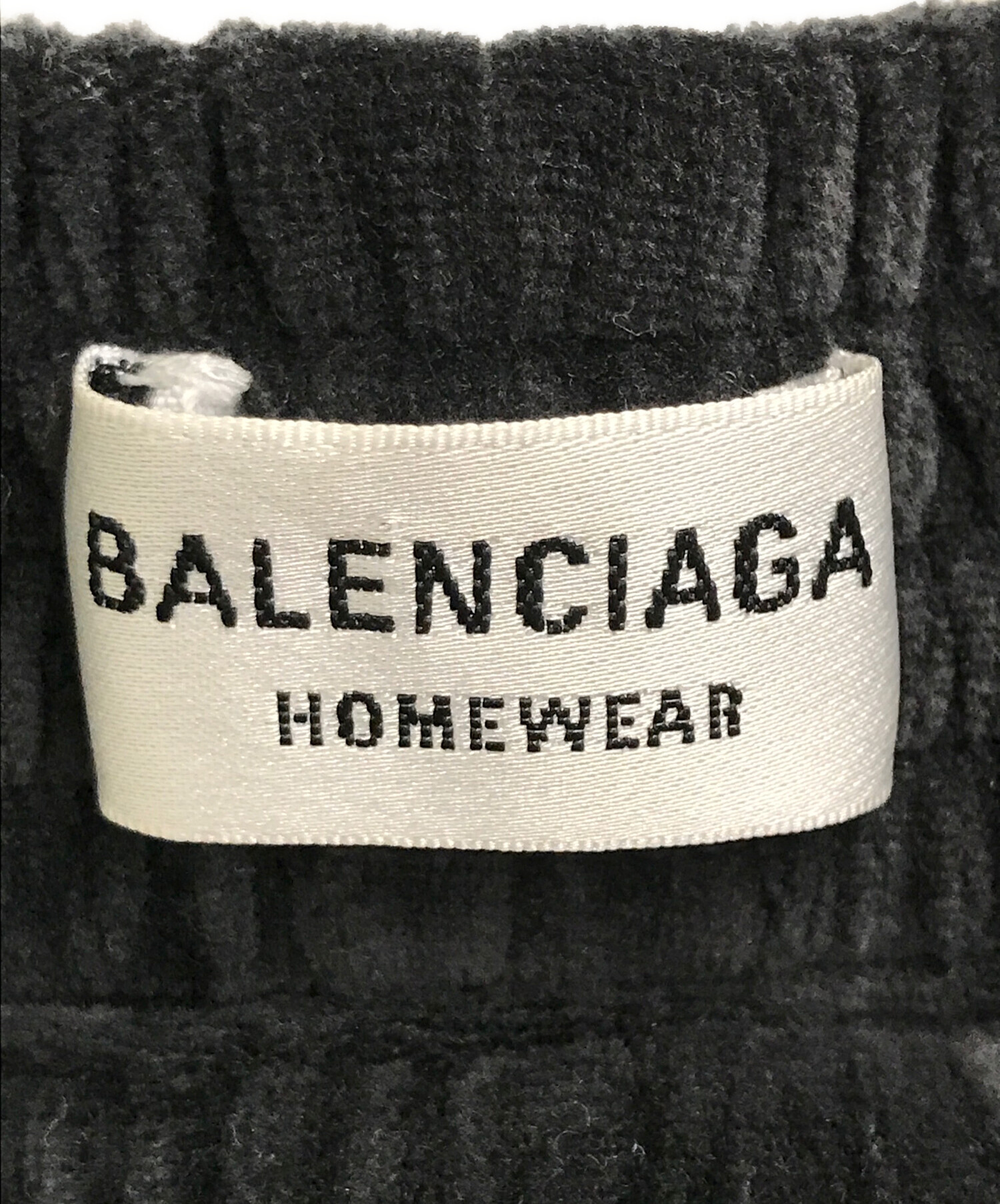 中古・古着通販】BALENCIAGA home wear (バレンシアガ ホームウェア) ベロアパンツ ブラック サイズ:SIZE  M｜ブランド・古着通販 トレファク公式【TREFAC FASHION】スマホサイト