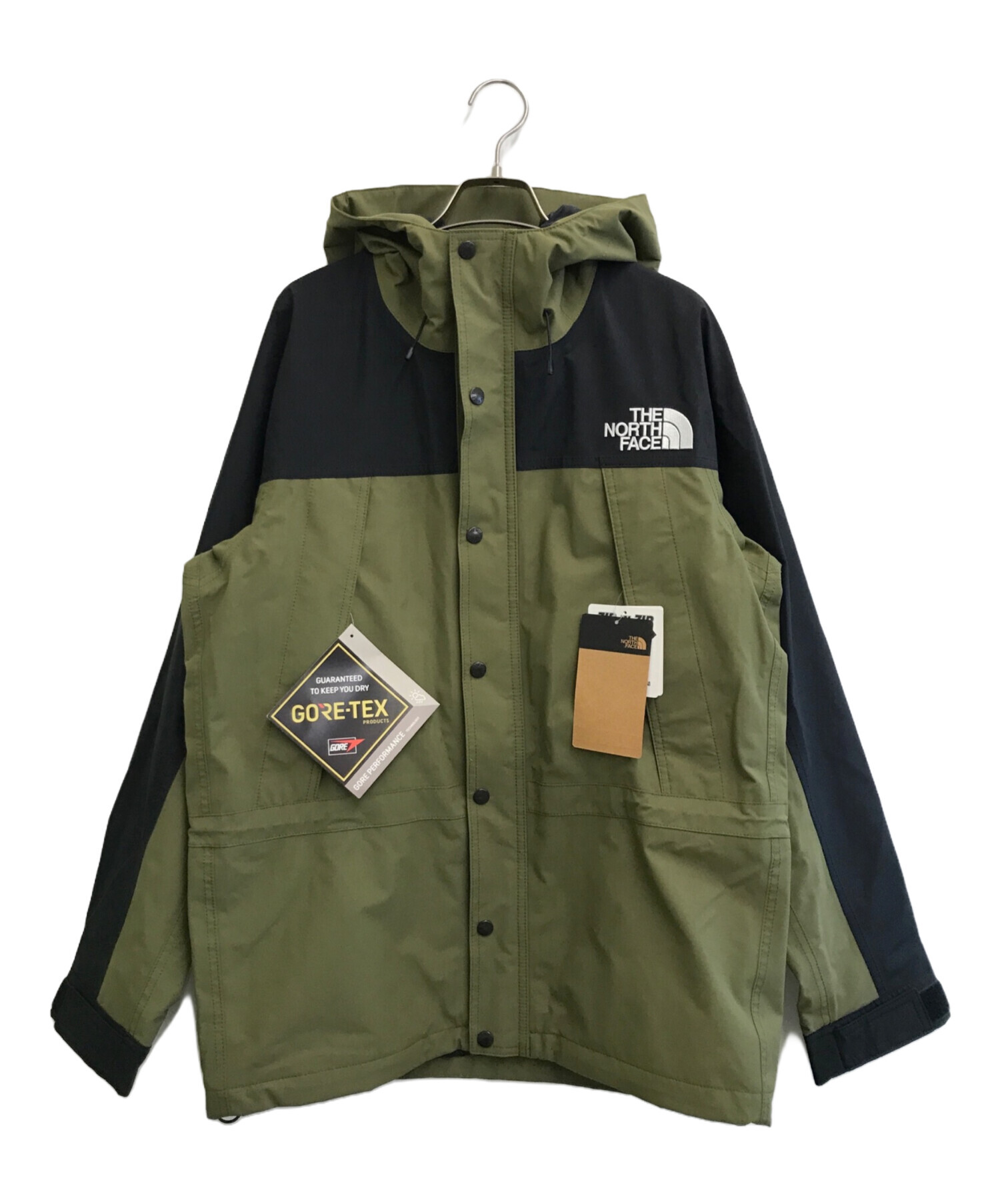 中古・古着通販】THE NORTH FACE (ザ ノース フェイス) Mountain Light Jacket カーキ×ブラック サイズ:L  未使用品｜ブランド・古着通販 トレファク公式【TREFAC FASHION】スマホサイト