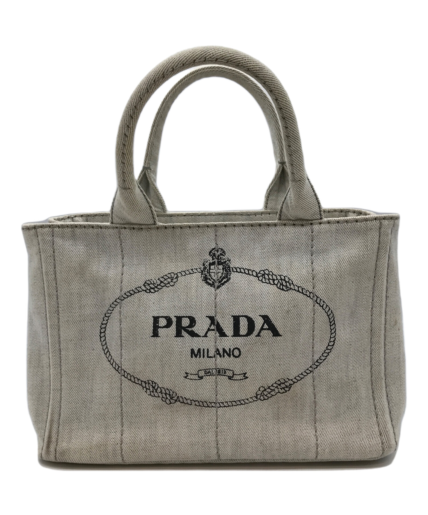 中古・古着通販】PRADA (プラダ) カナパPMトートバッグ ホワイト サイズ:-｜ブランド・古着通販 トレファク公式【TREFAC  FASHION】スマホサイト