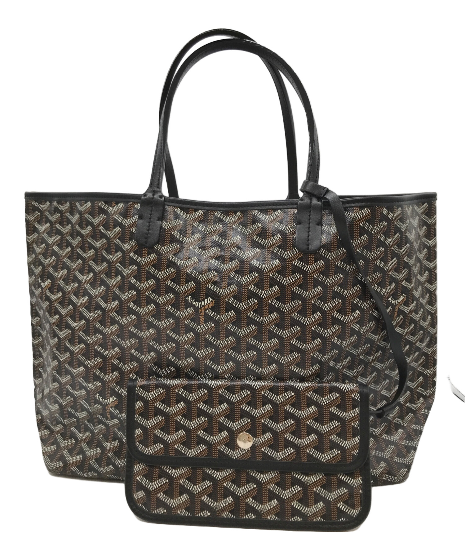 中古・古着通販】GOYARD (ゴヤール) サンルイPM ブラウン×ブラック｜ブランド・古着通販 トレファク公式【TREFAC  FASHION】スマホサイト