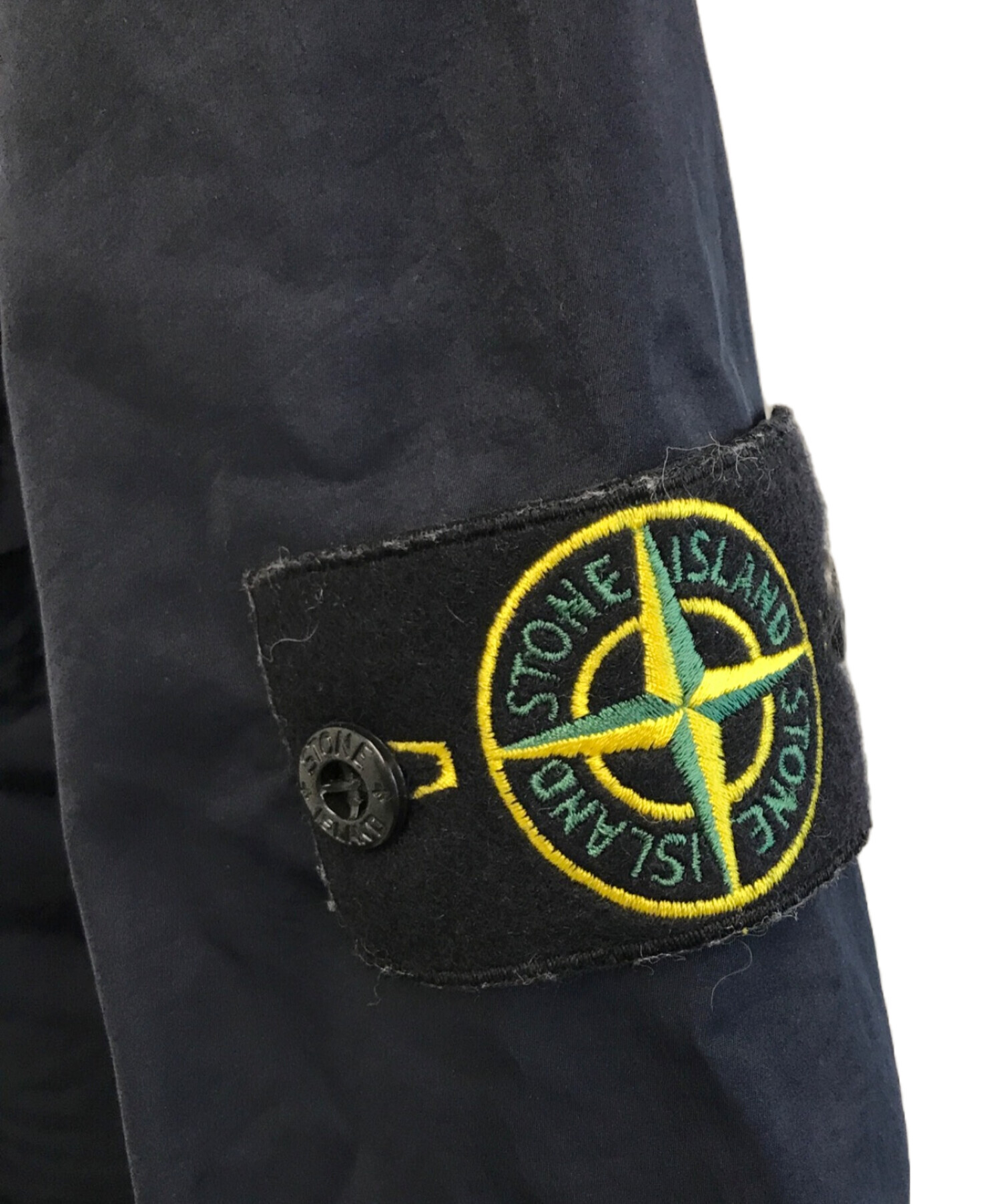 中古・古着通販】STONE ISLAND (ストーンアイランド) ワッペン付きジップアップブルゾン ネイビー サイズ:M｜ブランド・古着通販  トレファク公式【TREFAC FASHION】スマホサイト