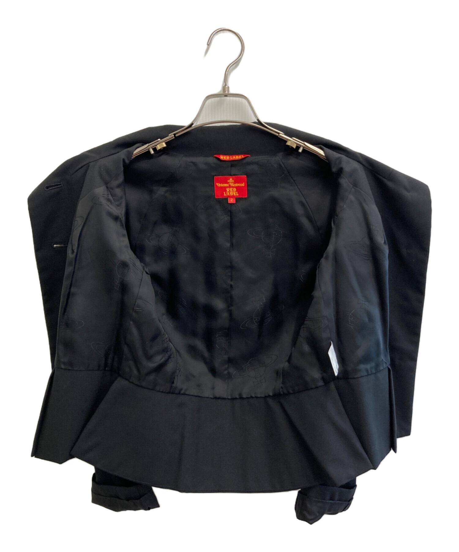 Vivienne Westwood RED LABEL (ヴィヴィアンウエストウッドレッドレーベル) オーブボタンジャケット ブラック サイズ:2