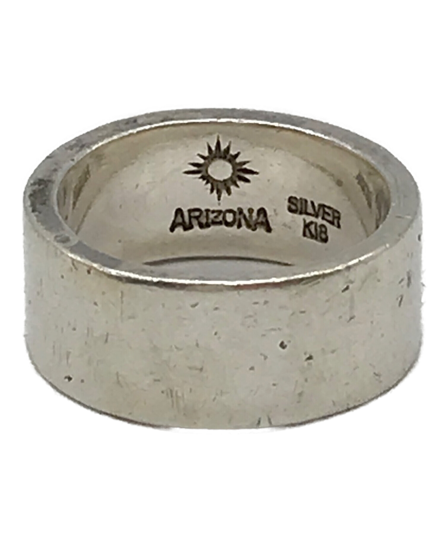 アリゾナフリーダム 太陽神シルバーリングK18 silver-