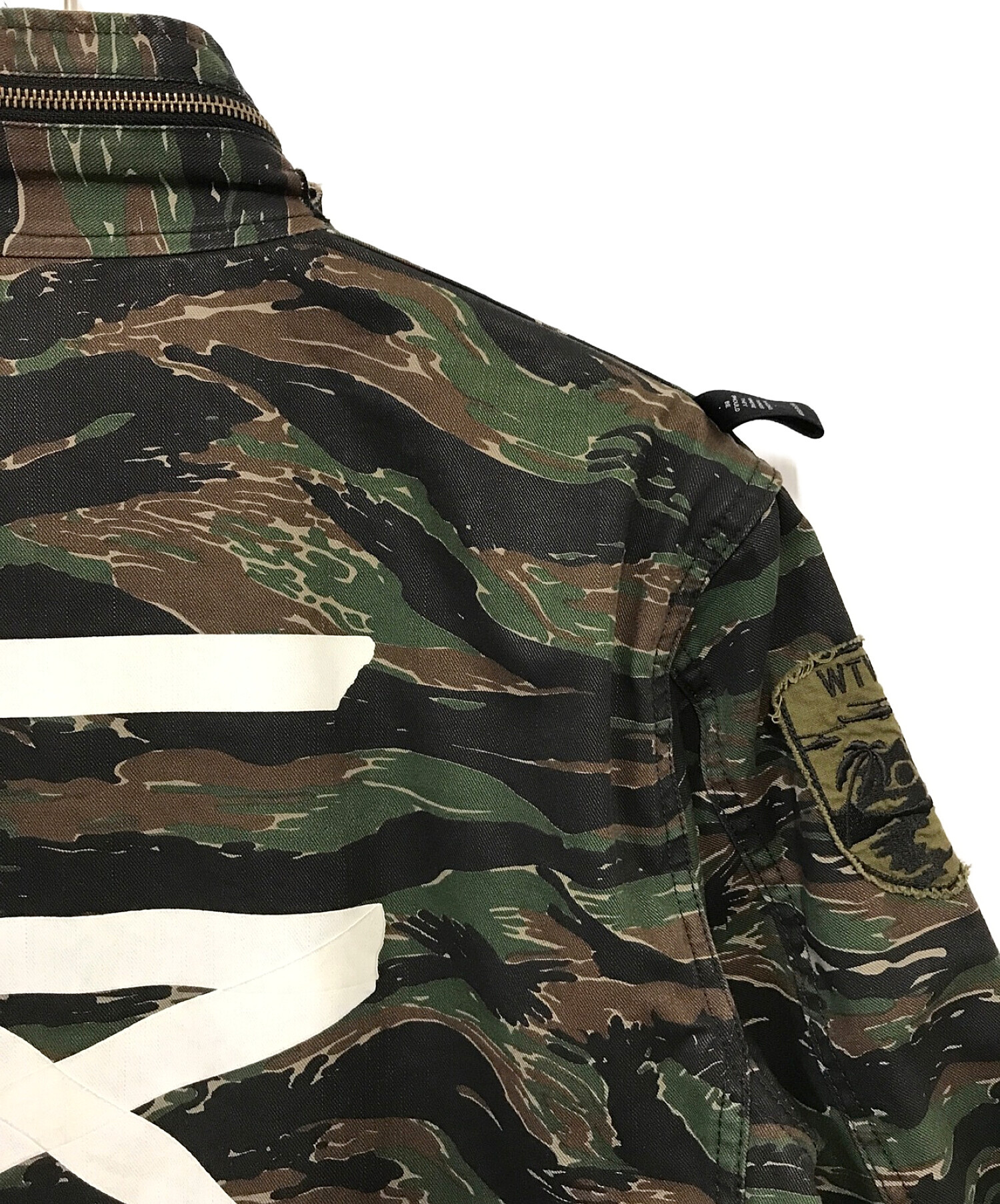 WTAPS (ダブルタップス) M65 JACKET COTTON TWILL TIGER  STRIPE/M65ジャケットコットウツイルタイガーストライプ サイズ:1