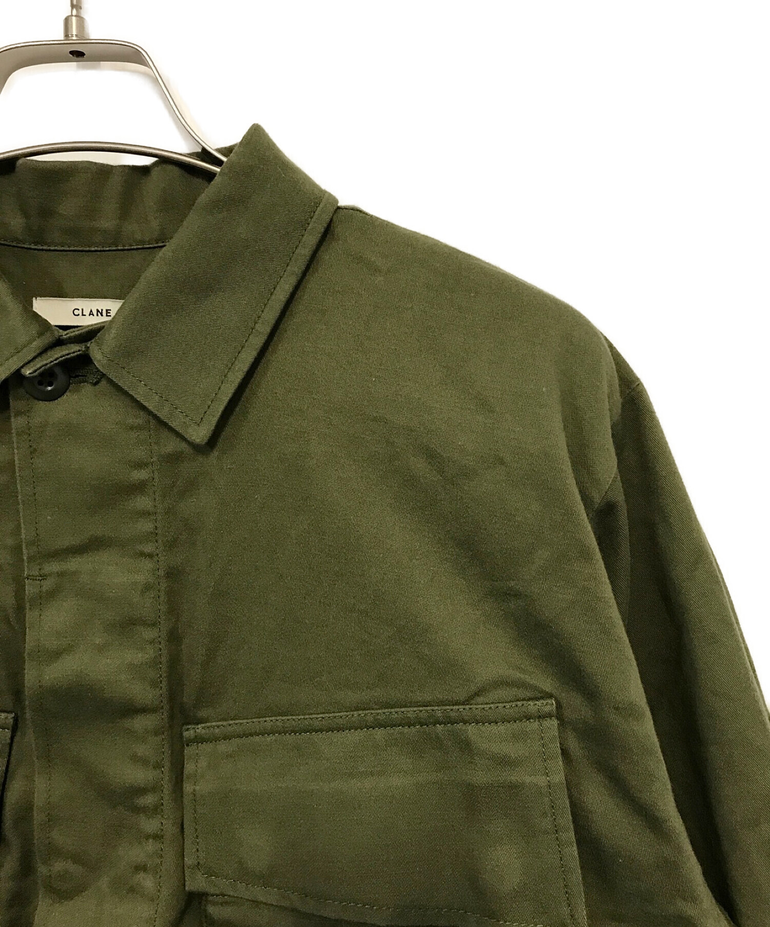 CLANE (クラネ) MILITARY SHORT SHIRT JACKET カーキ サイズ:1