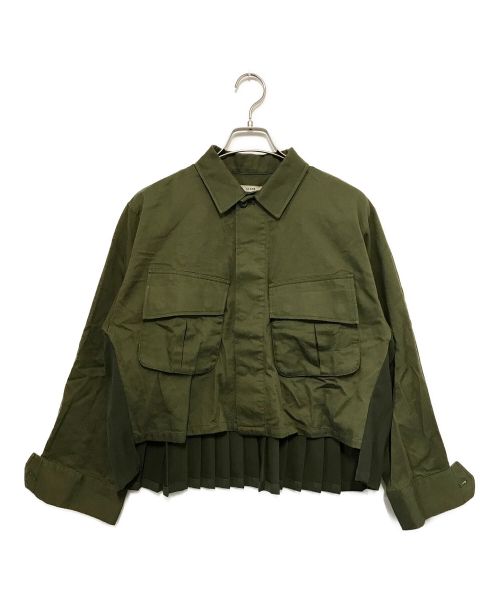 中古・古着通販】CLANE (クラネ) MILITARY SHORT SHIRT JACKET カーキ