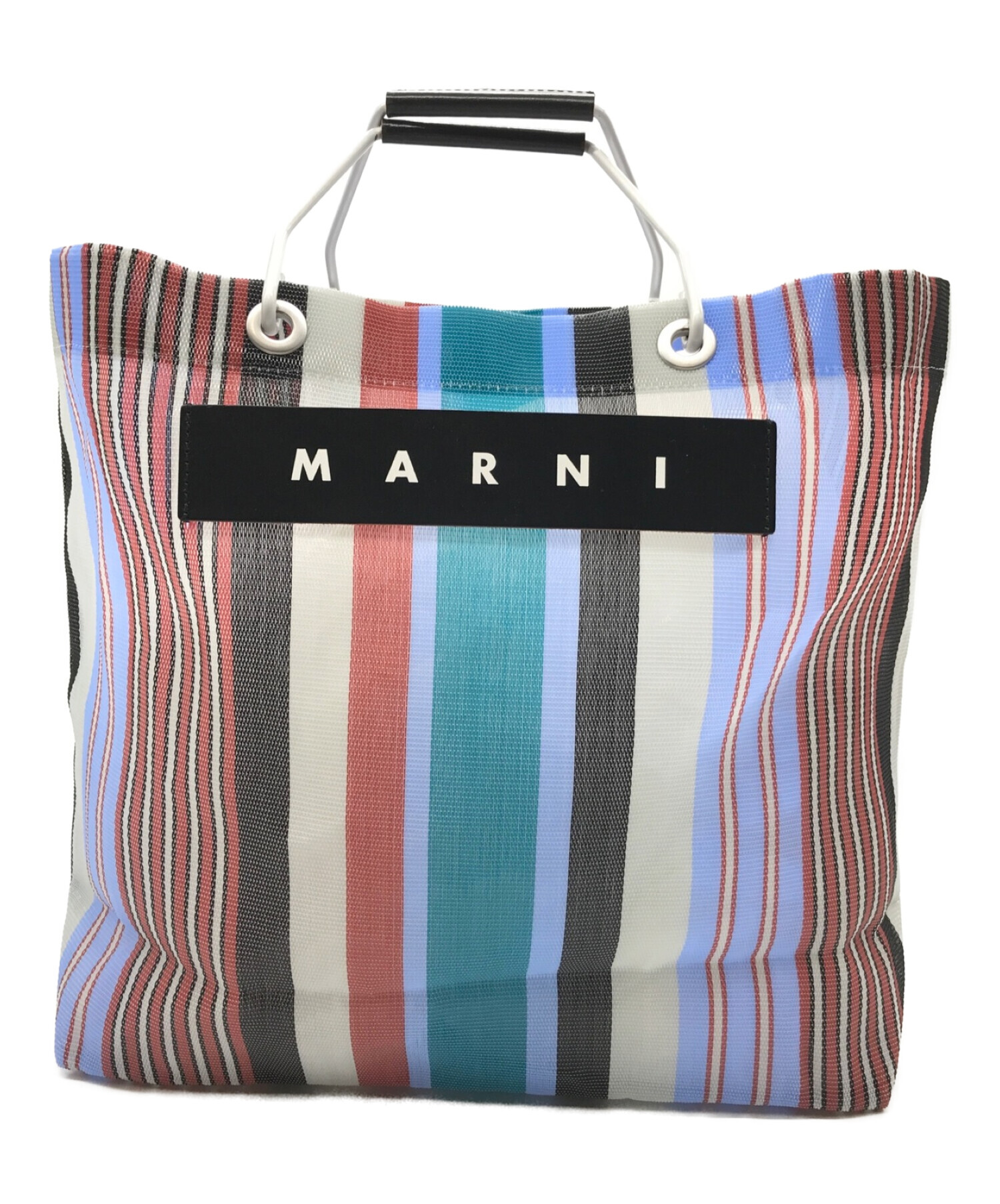 MARNI (マルニ) FLOWER CAFE TOTE BAG（フラワーカフェトートバッグ） ライトライム