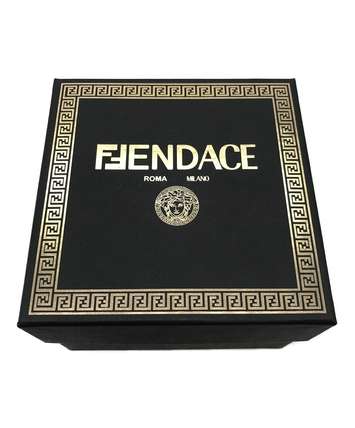 FENDI × VERSACE (フェンディ×ベルサーチ) FENDACE チェーンチョーカーネックレス ゴールド