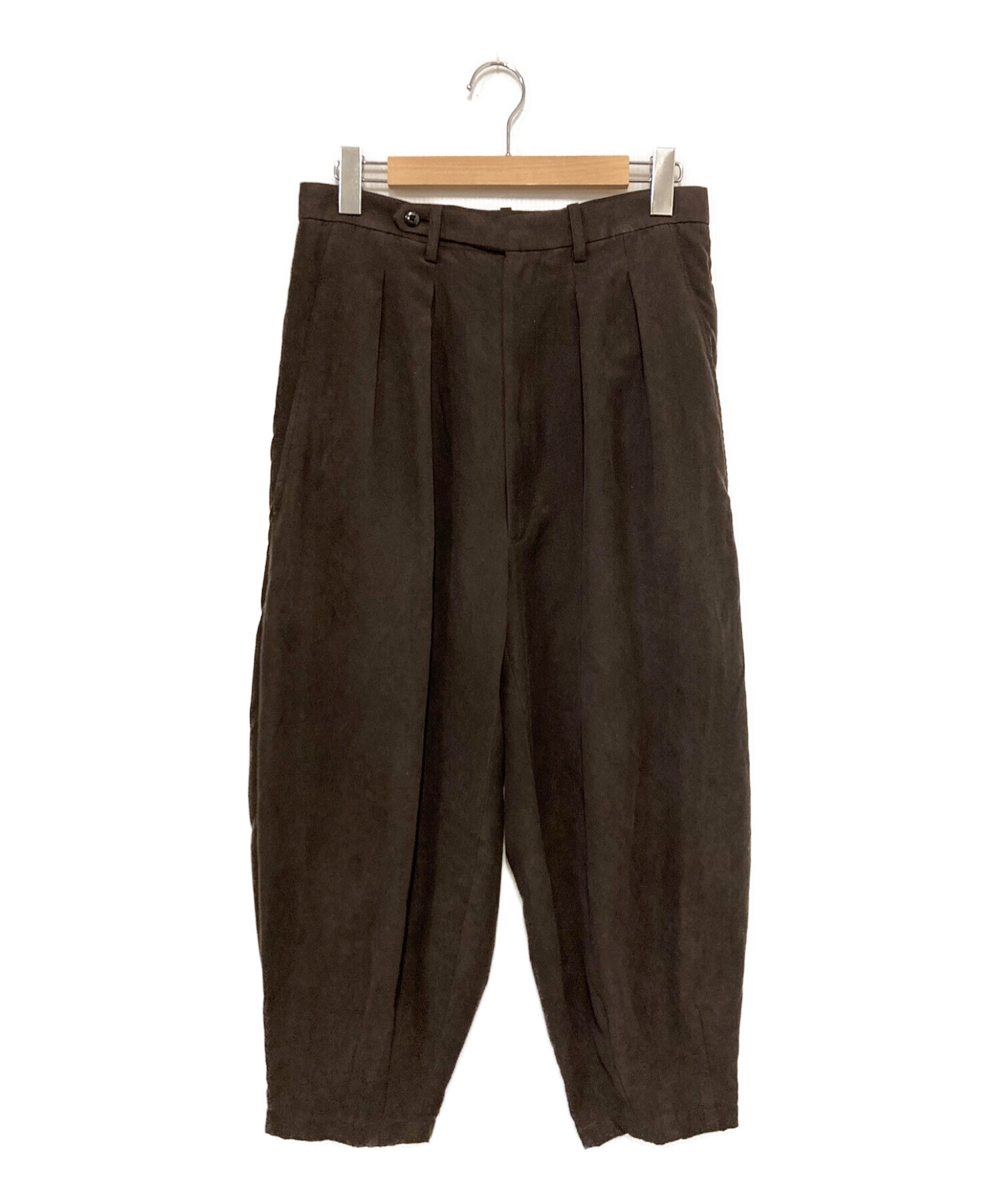 m's braque (エムズブラック) HARLEM PANTS ダークグレー サイズ:38