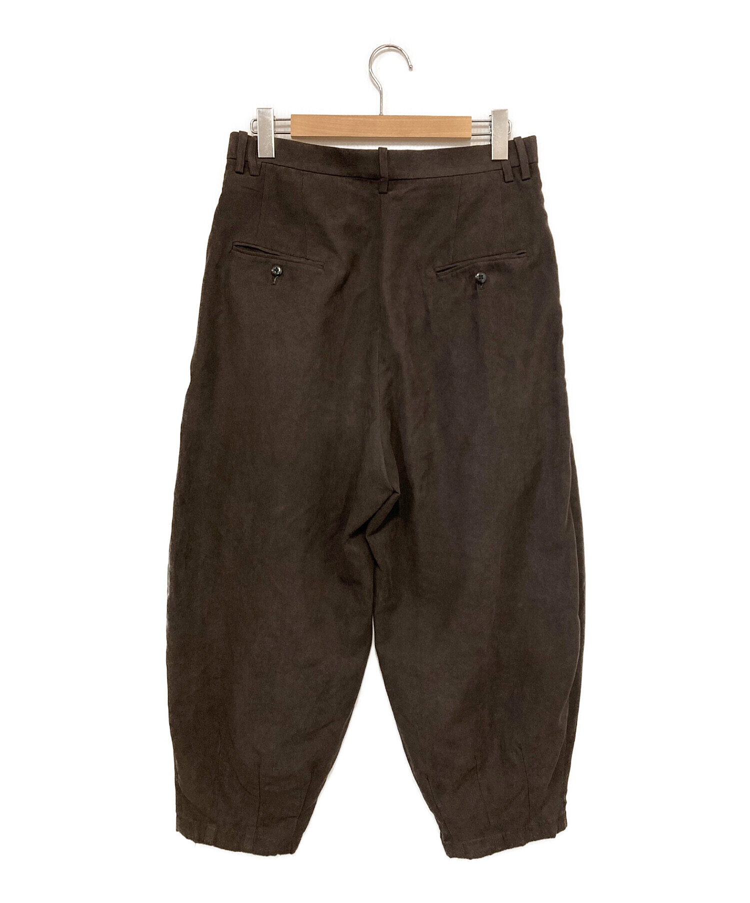 m's braque (エムズブラック) HARLEM PANTS ダークグレー サイズ:38