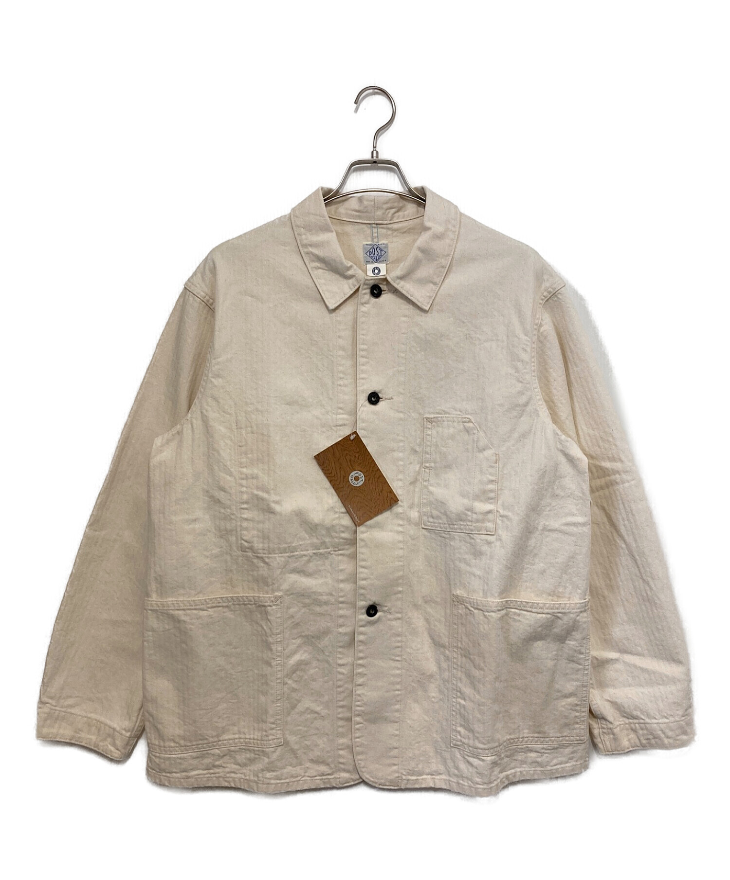 POST O'ALLS (ポストオーバーオールズ) 3 Pocket Jacket ナチュラル サイズ:M