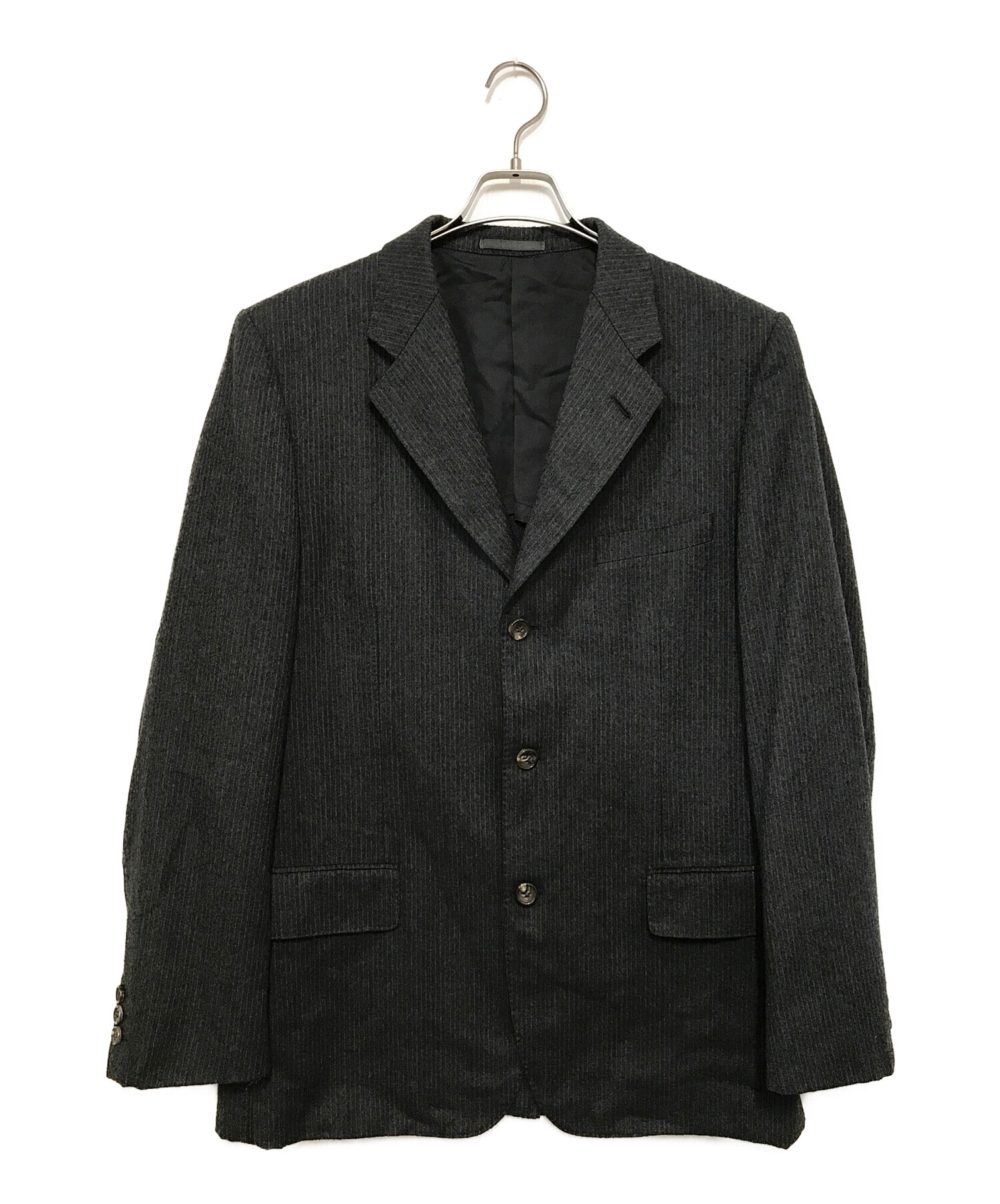 COMME des GARCONS HOMME (コムデギャルソン オム) ヴィンテージセットアップスーツ グレー サイズ:ジャケット：L　パンツ：LL