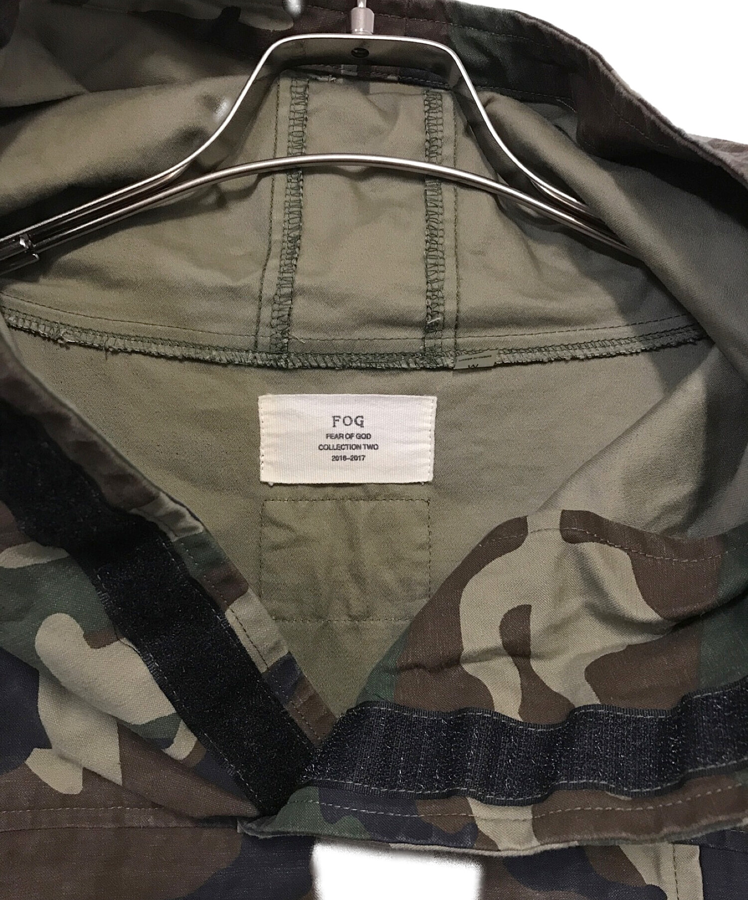 Fear Of God (フィア・オブ・ゴッド) Camouflage Anorak カーキ サイズ:M