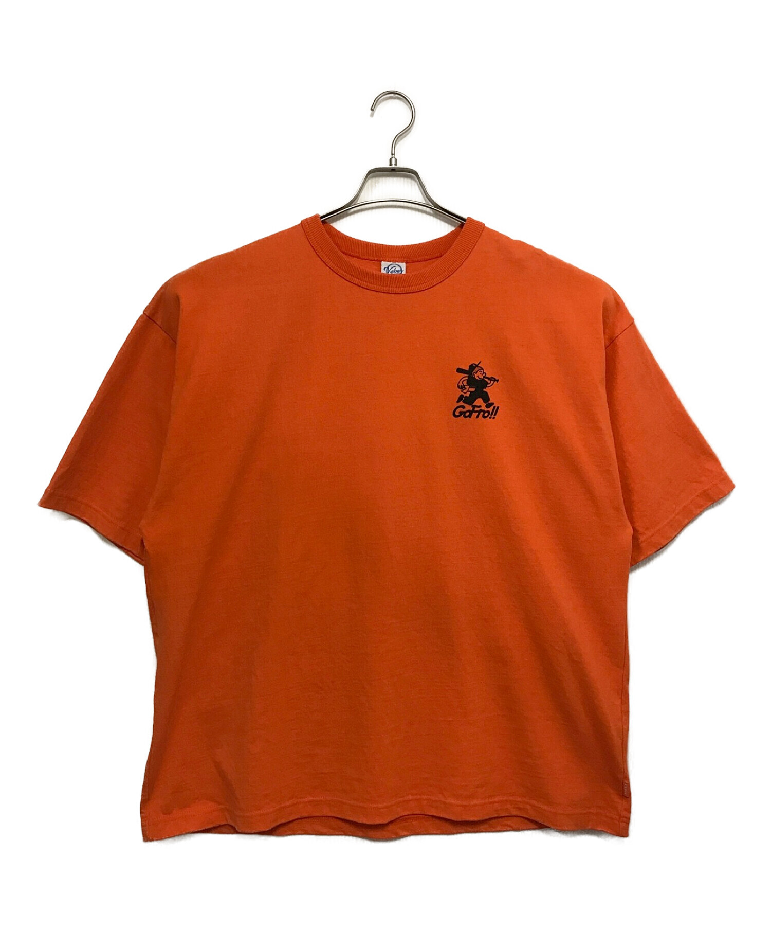 KEBOZ (ケボズ) FRO CLUB (フロクラブ) GoFro!!Tシャツ オレンジ サイズ:M